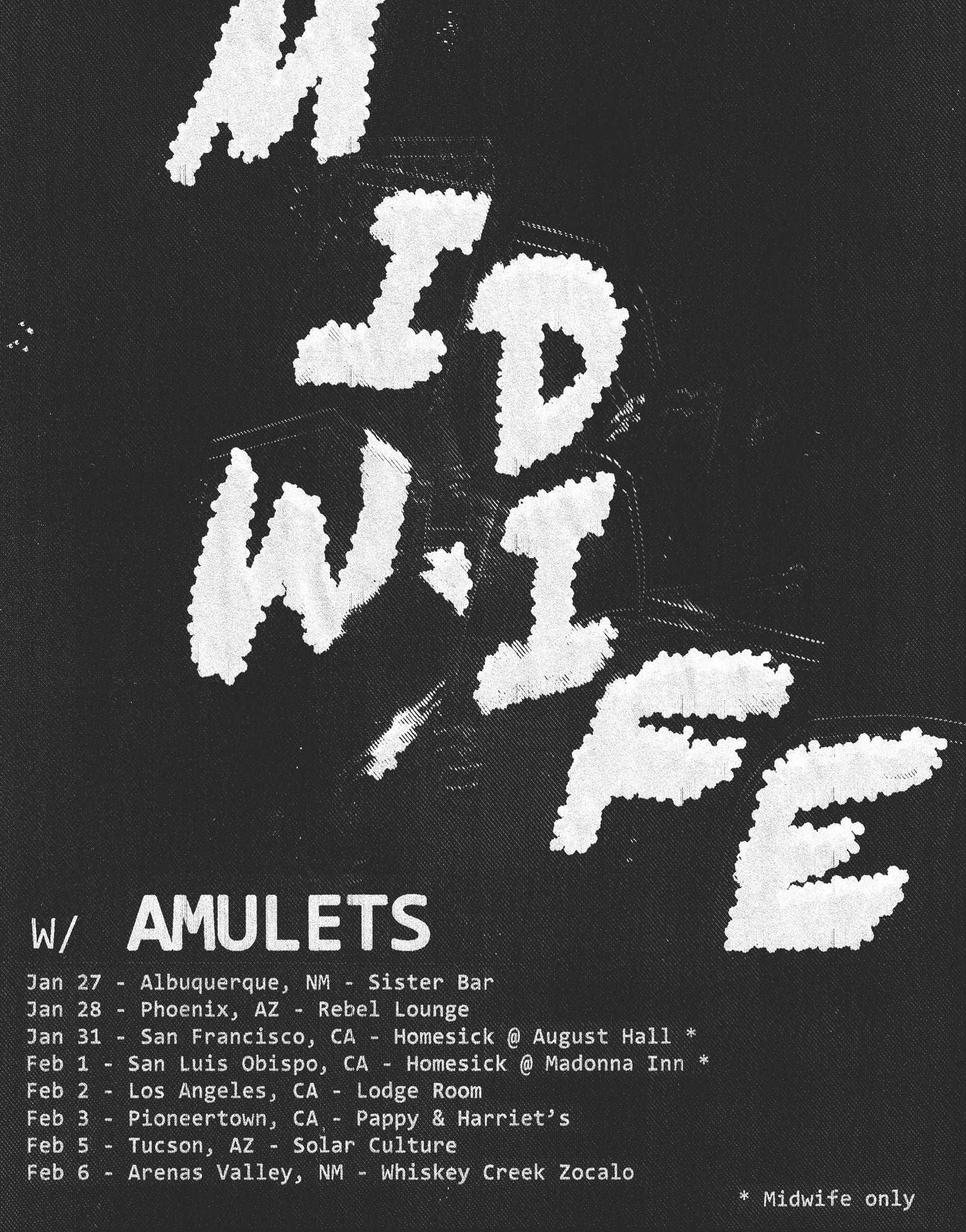 Midwife and Amulets Announce 2026 US Tour Dates