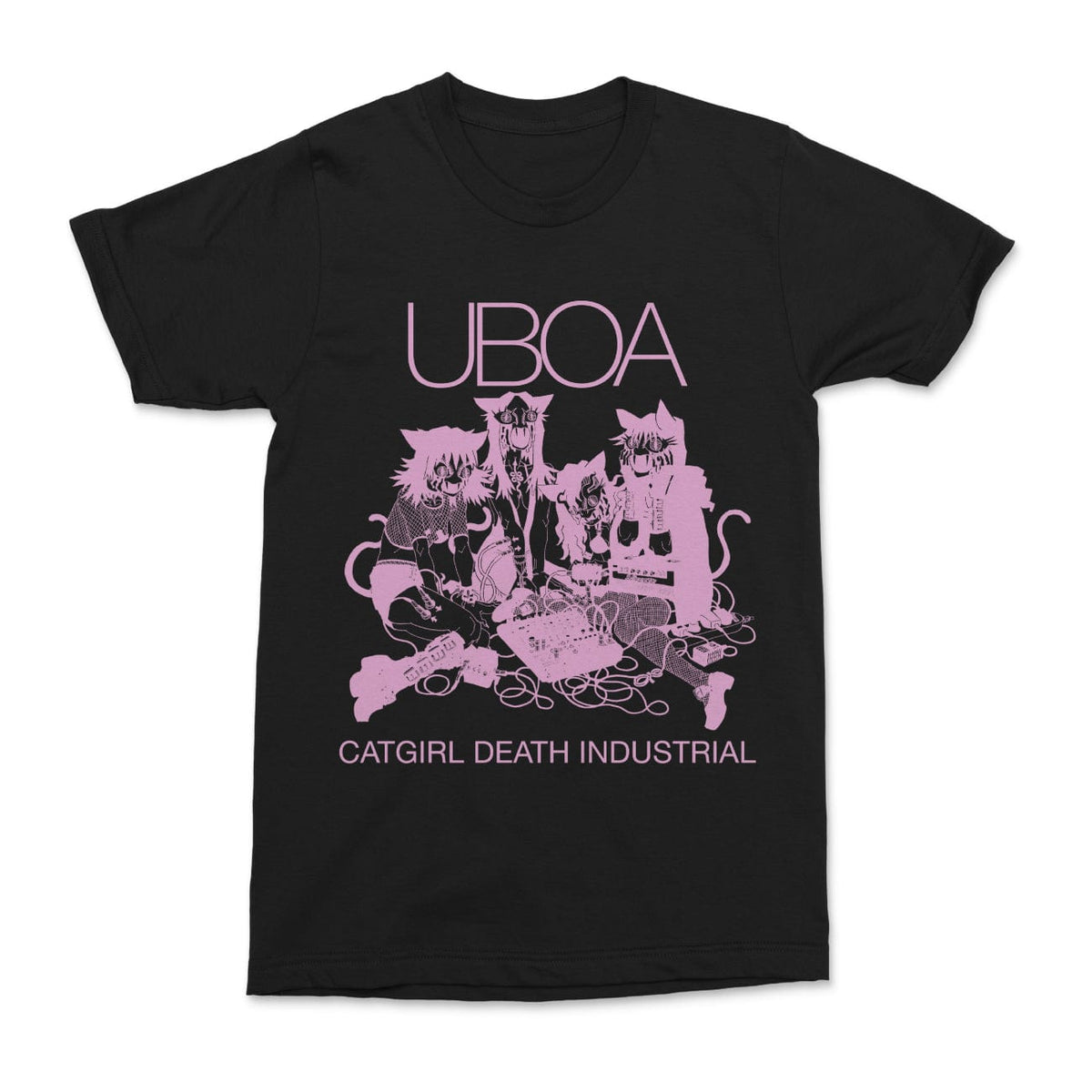 The Flenser Apparel Uboa &quot;Pink Cat Girl&quot; Shirt (pre-order)