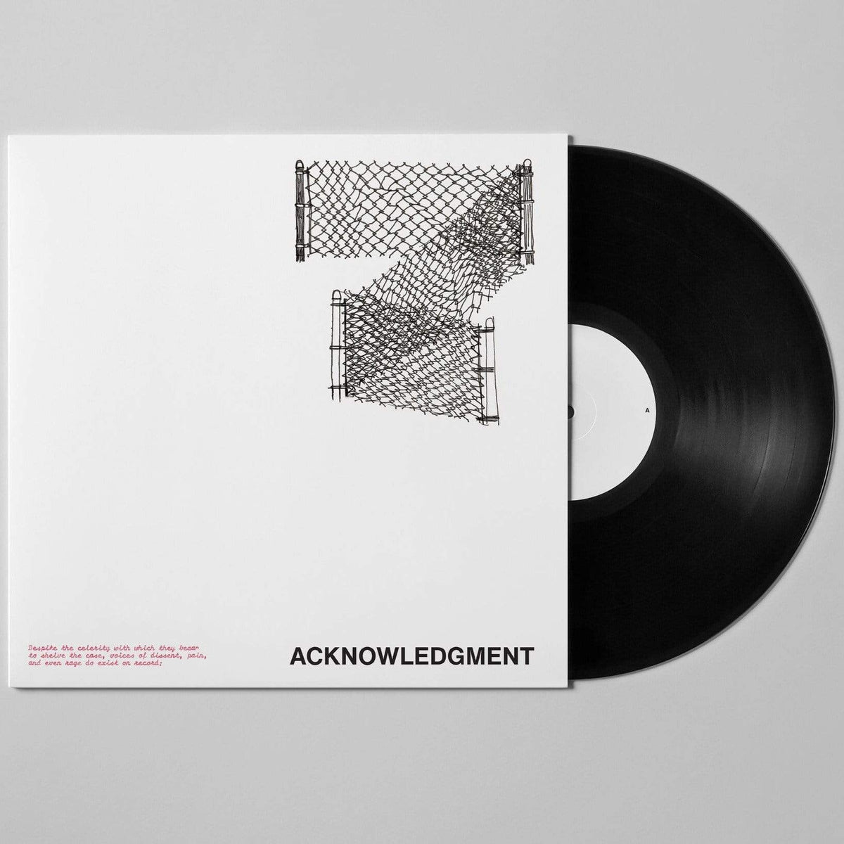 Whited Sepulchre Vinyl Mark Trecka &quot;Acknowledgment&quot; LP