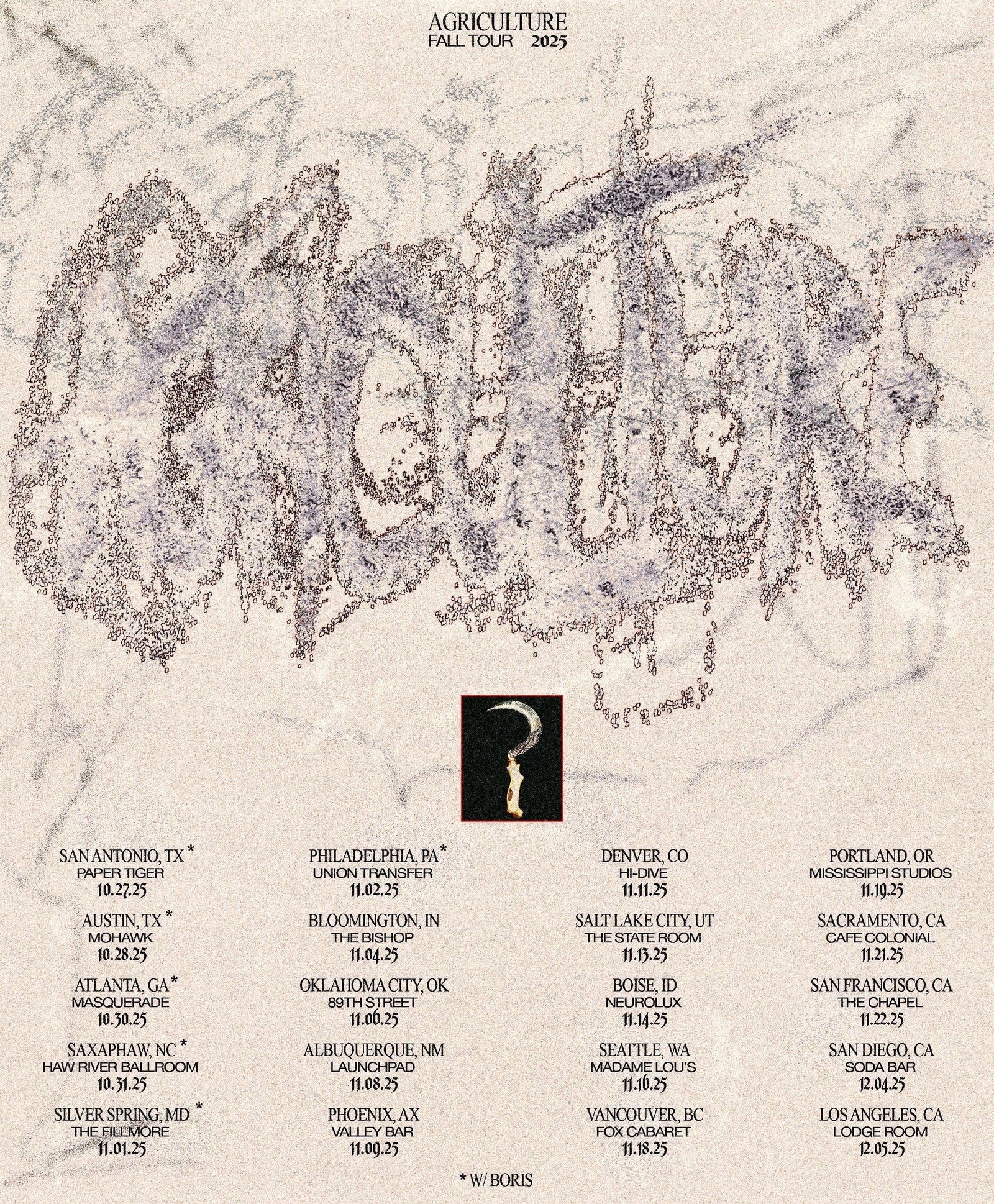 Agriculture Announce West Coast Tour + EU Dates