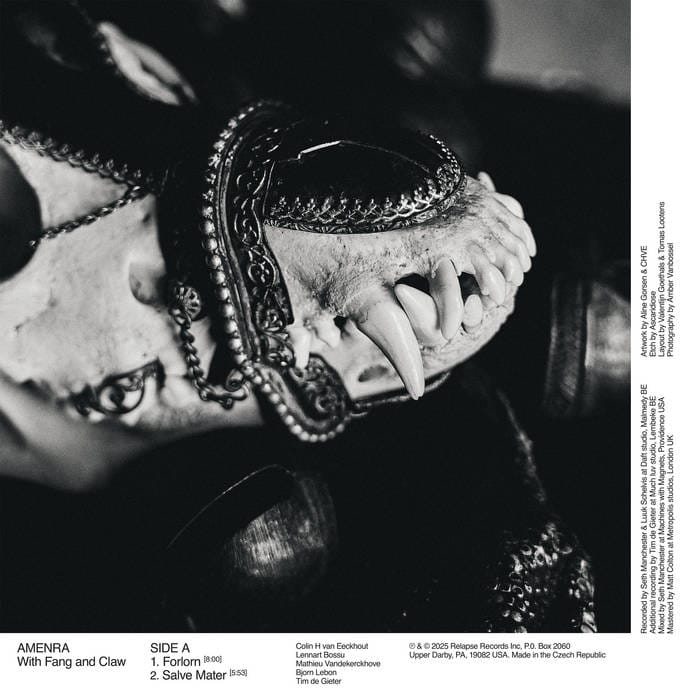 Relapse Records Vinyl Amenra "With Fang And Claw" LP