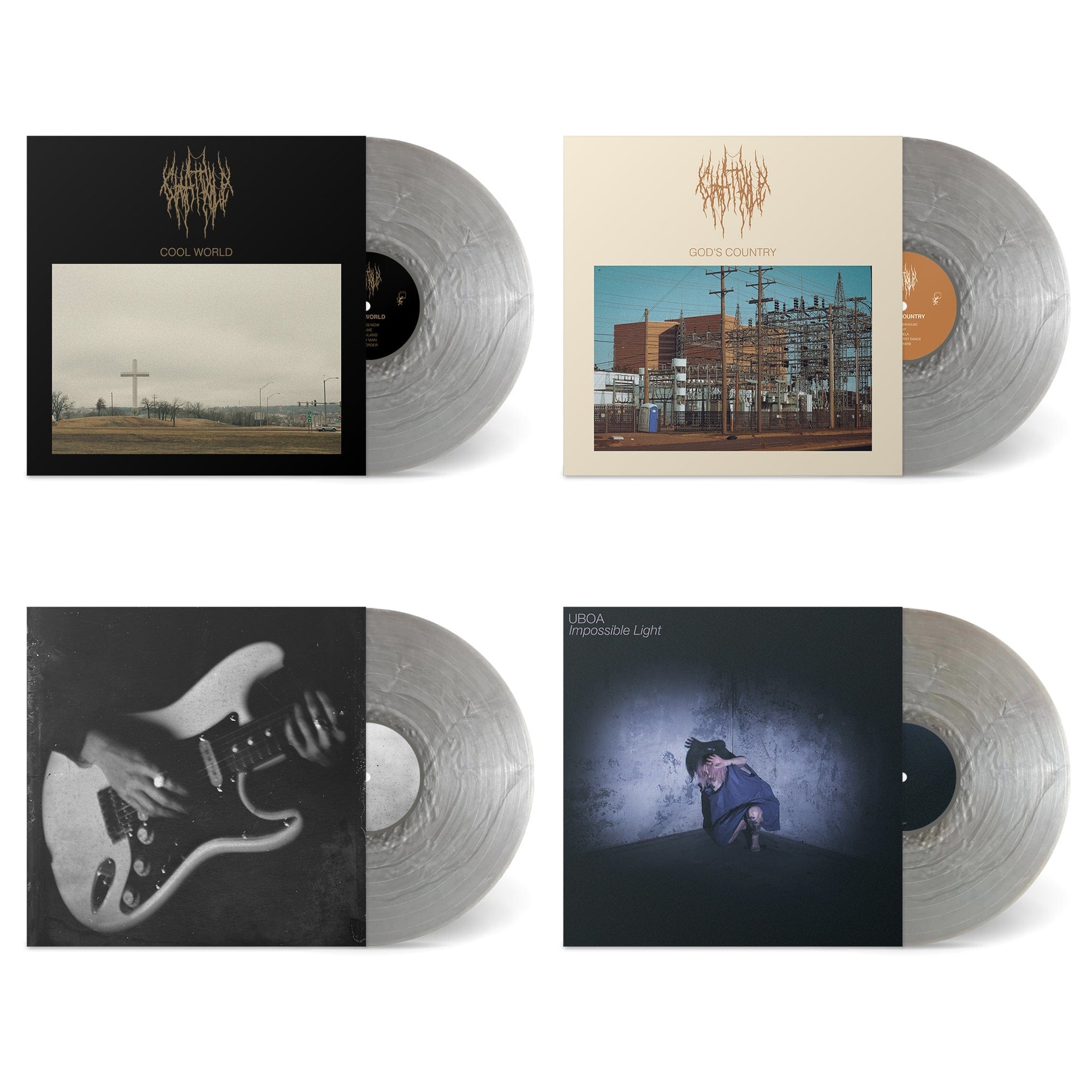 The Flenser Vinyl Black Friday Silver Vinyl Bundle