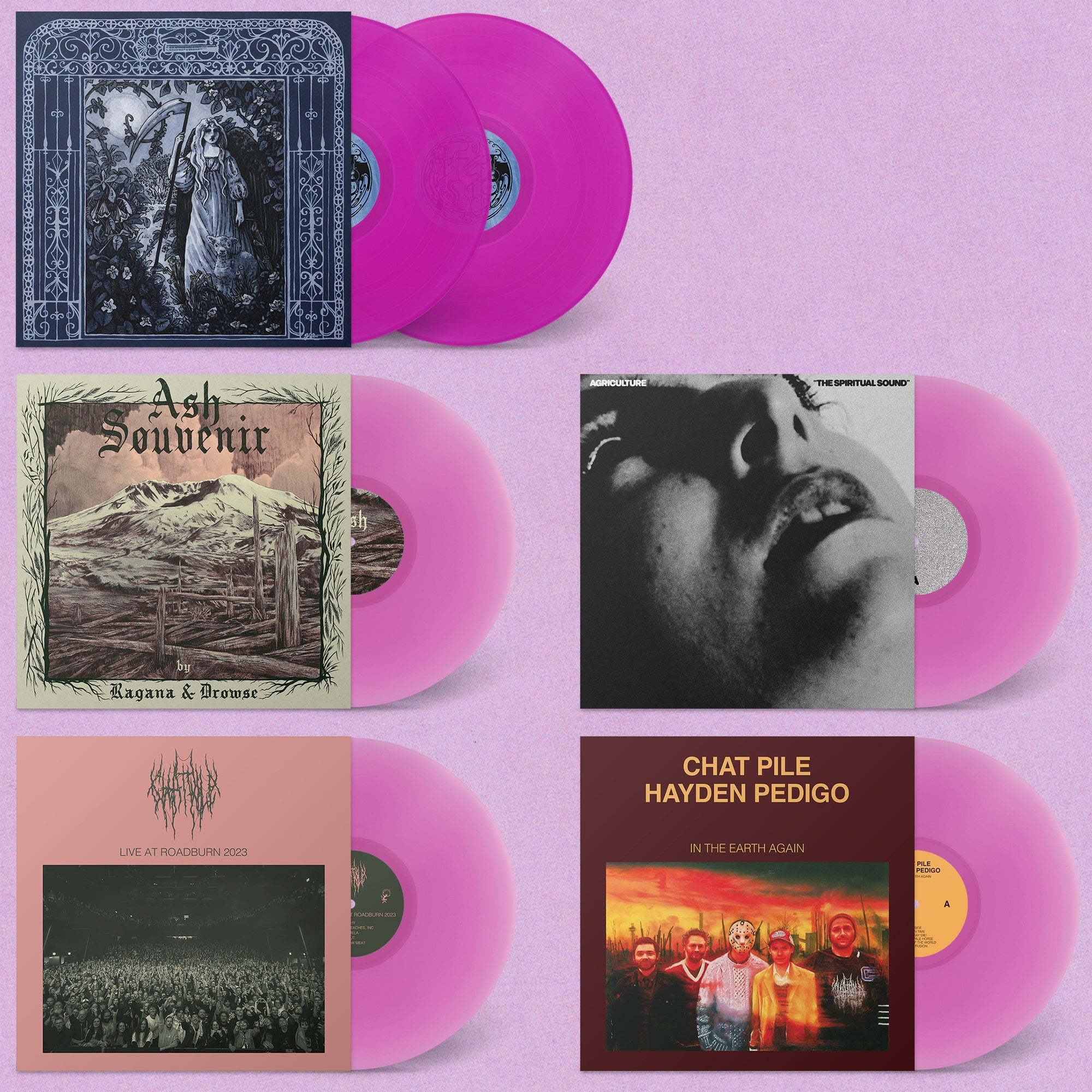 The Flenser Vinyl Vinyl Bundle Black Friday Violet Vinyl Bundle