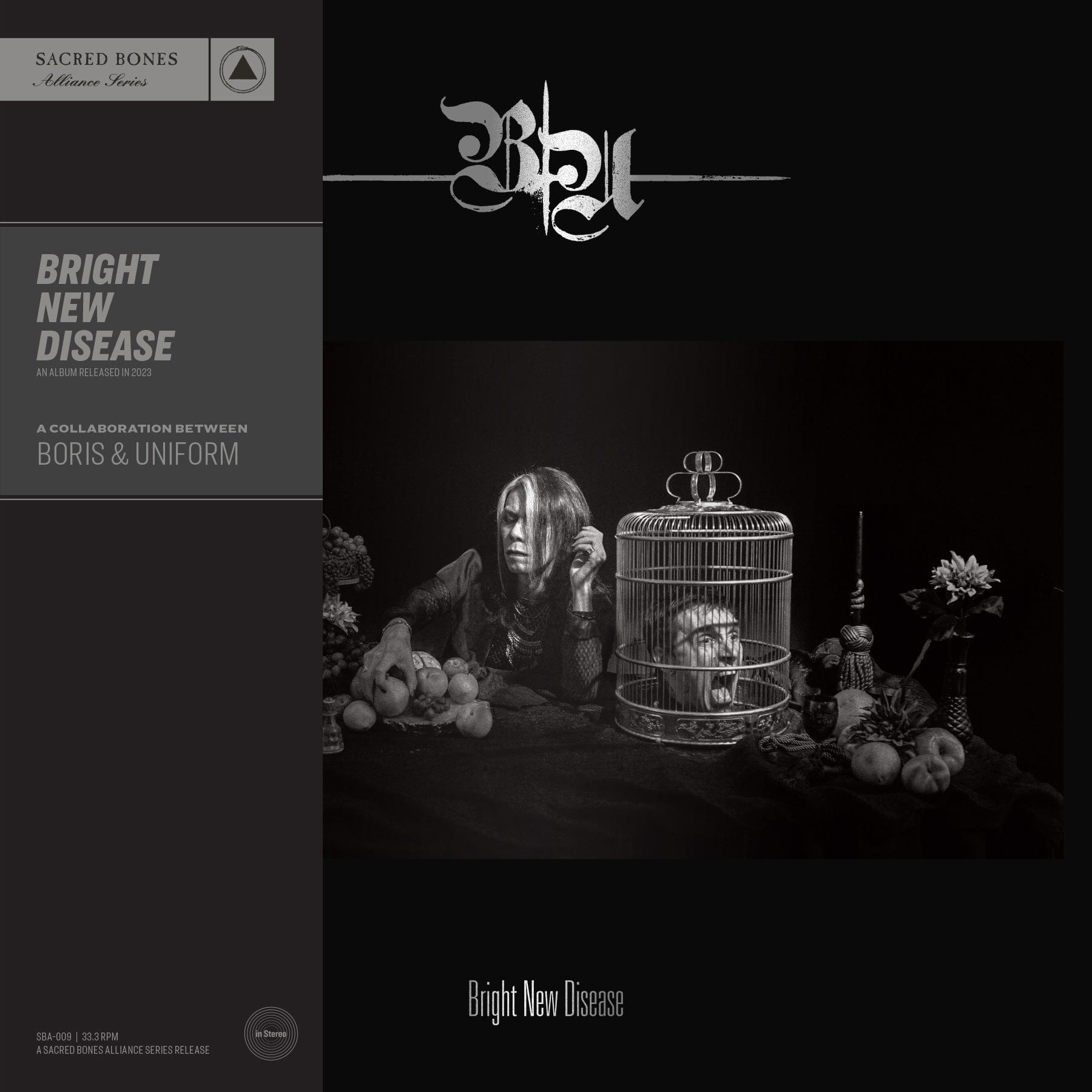 Sacred Bones Vinyl Boris & Uniform "Bright New Disease" LP