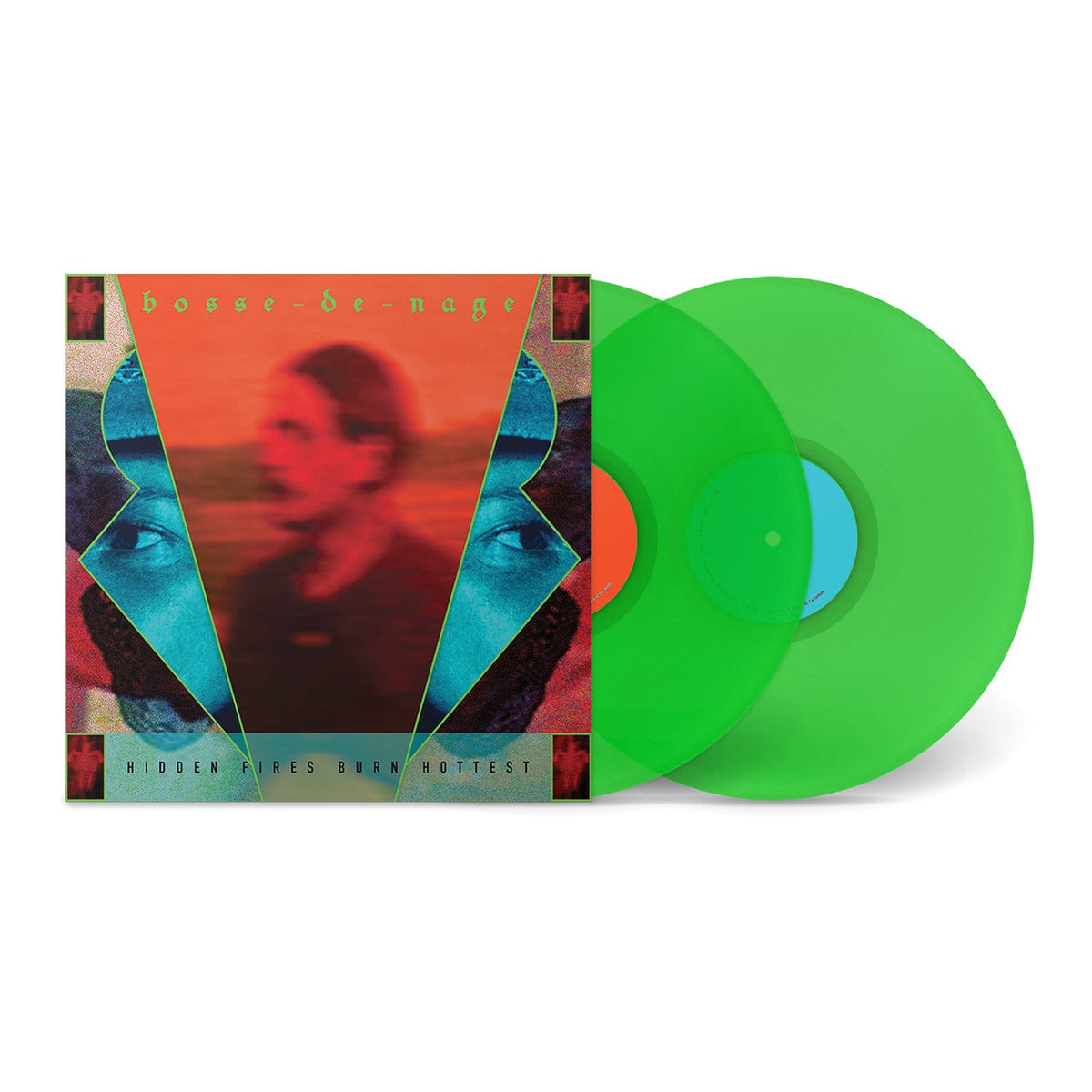 The Flenser Vinyl Neon Green Vinyl Bosse-de-Nage "Hidden Fires Burn Hottest" DLP (pre-order)