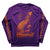 The Flenser Apparel Chat Pile "1-800-CHAT-PILE" Purple Longsleeve Shirt