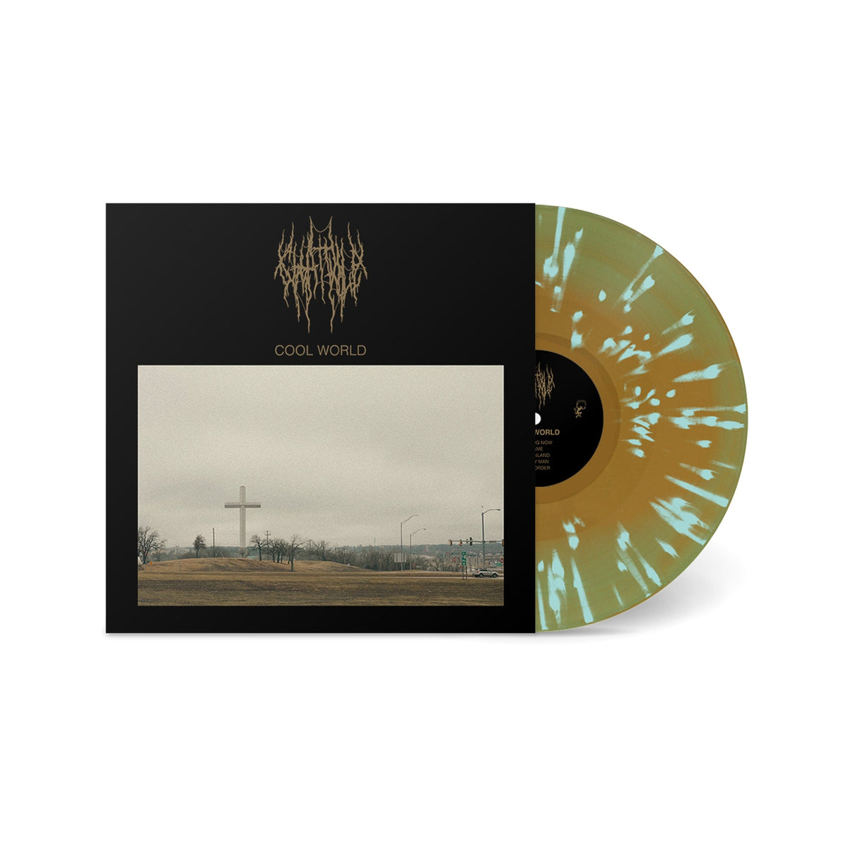 The Flenser Vinyl Olive Green and Gold Merge with Baby Blue Splatter Vinyl Chat Pile &quot;Cool World&quot; LP (pre-order)