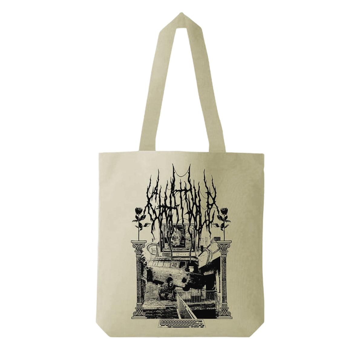 The Flenser Apparel Chat Pile &quot;Crash&quot; Tote