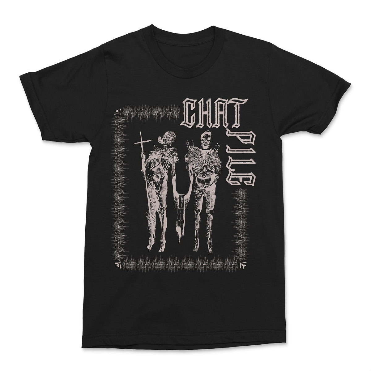 The Flenser Apparel Chat Pile "Crusaders" Black Shirt