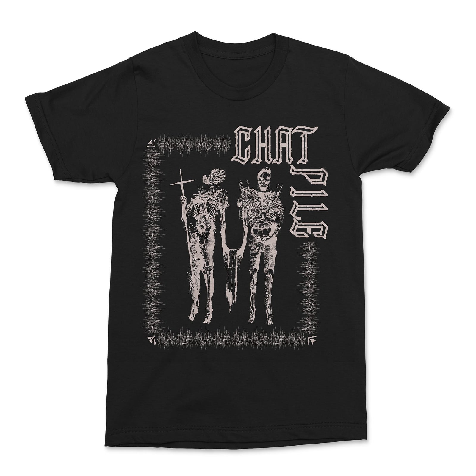The Flenser Apparel Chat Pile "Crusaders" Black Shirt