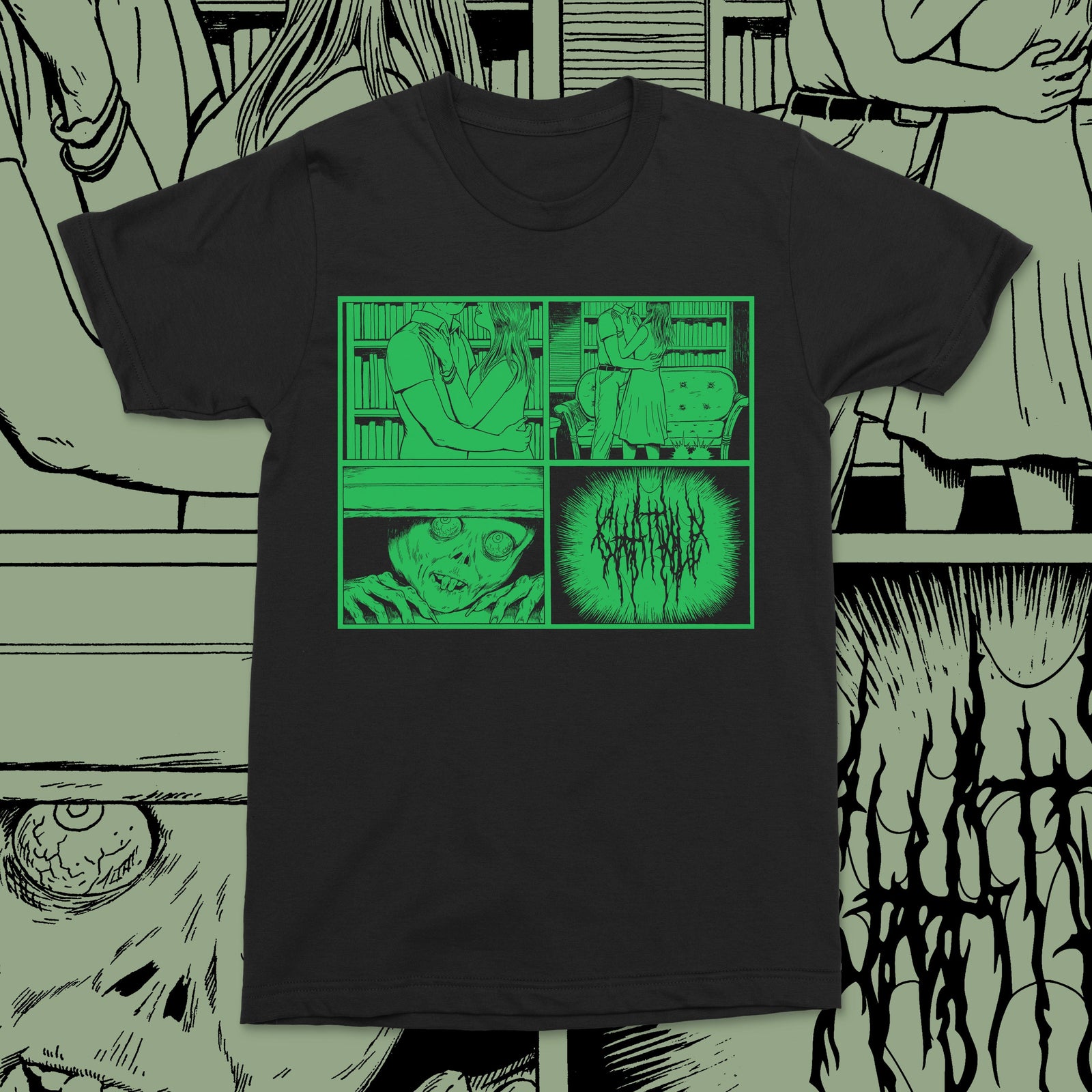 The Flenser Apparel Chat Pile "Green Rat Boy" Shirt (pre-order)