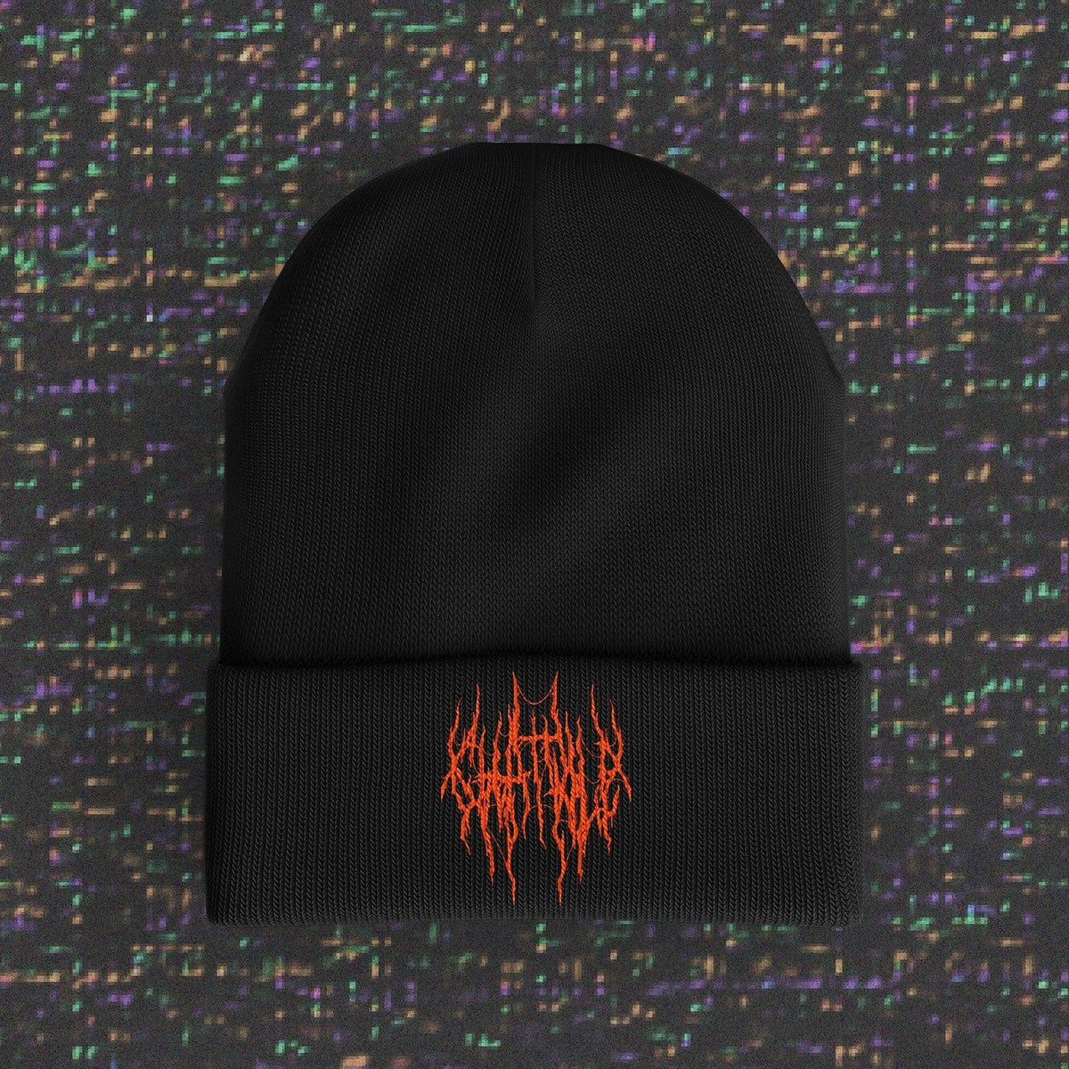 The Flenser Apparel Black Chat Pile &quot;Logo&quot; Beanie