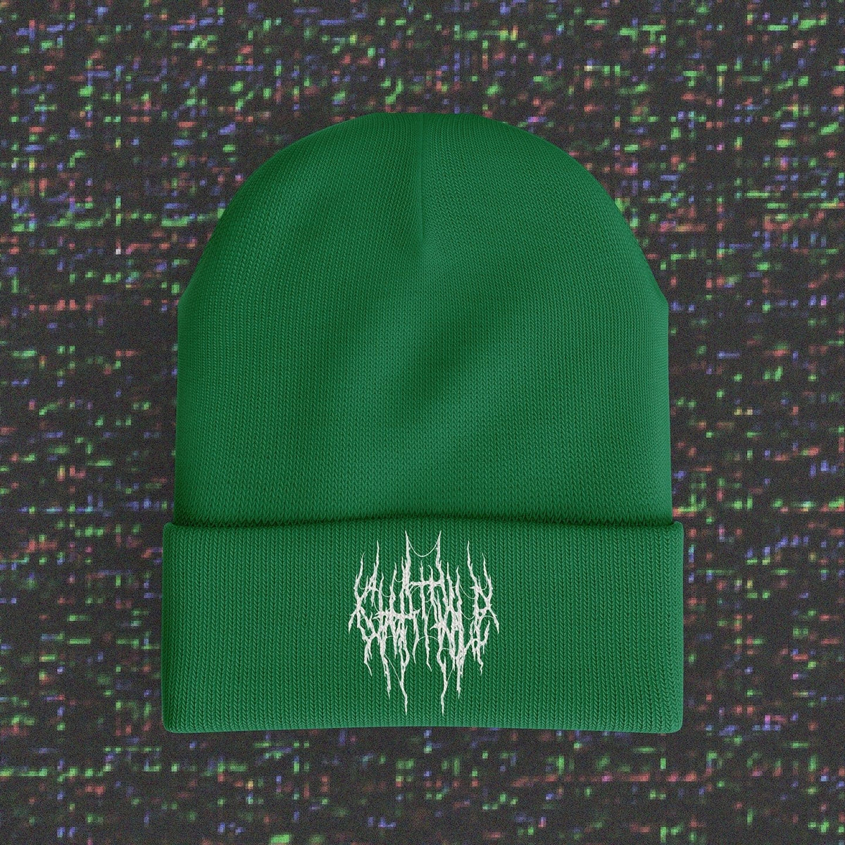 The Flenser Apparel Kelly Green Chat Pile &quot;Logo&quot; Beanie