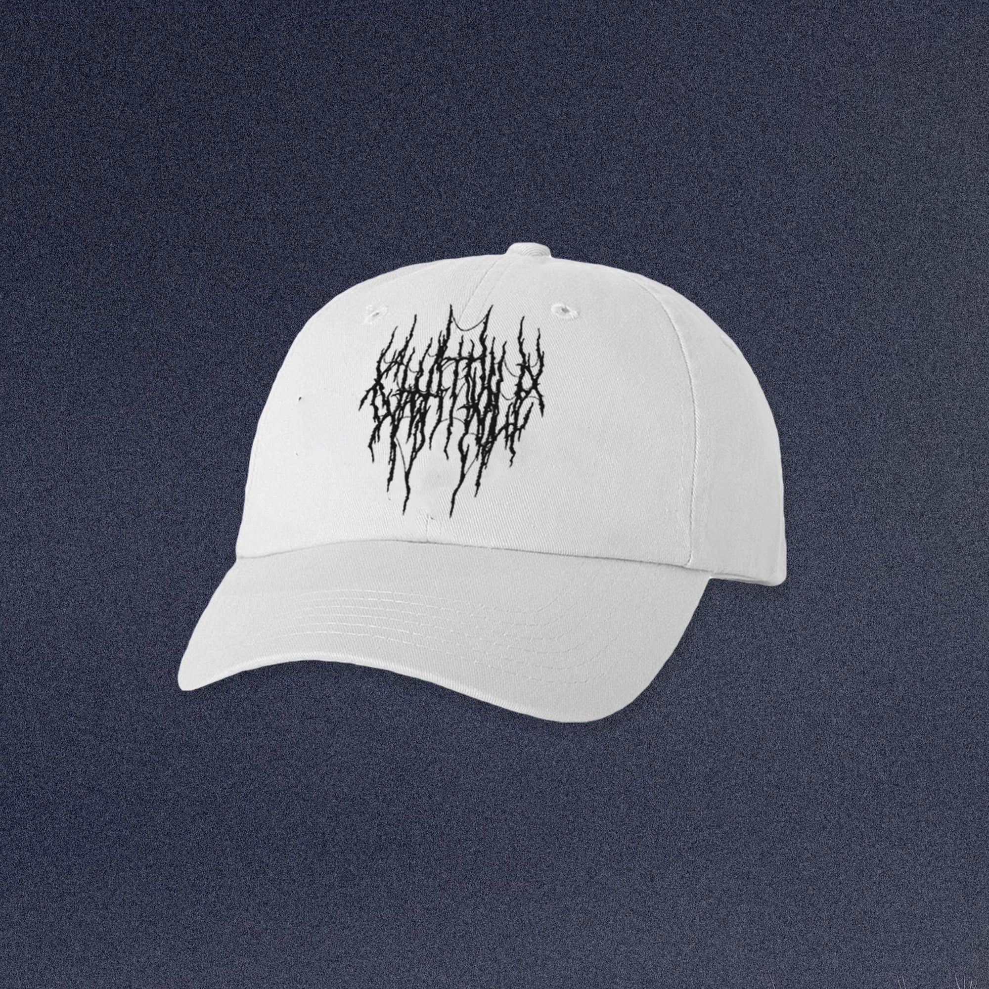 The Flenser Apparel Chat Pile "Logo" White Hat (pre-order)