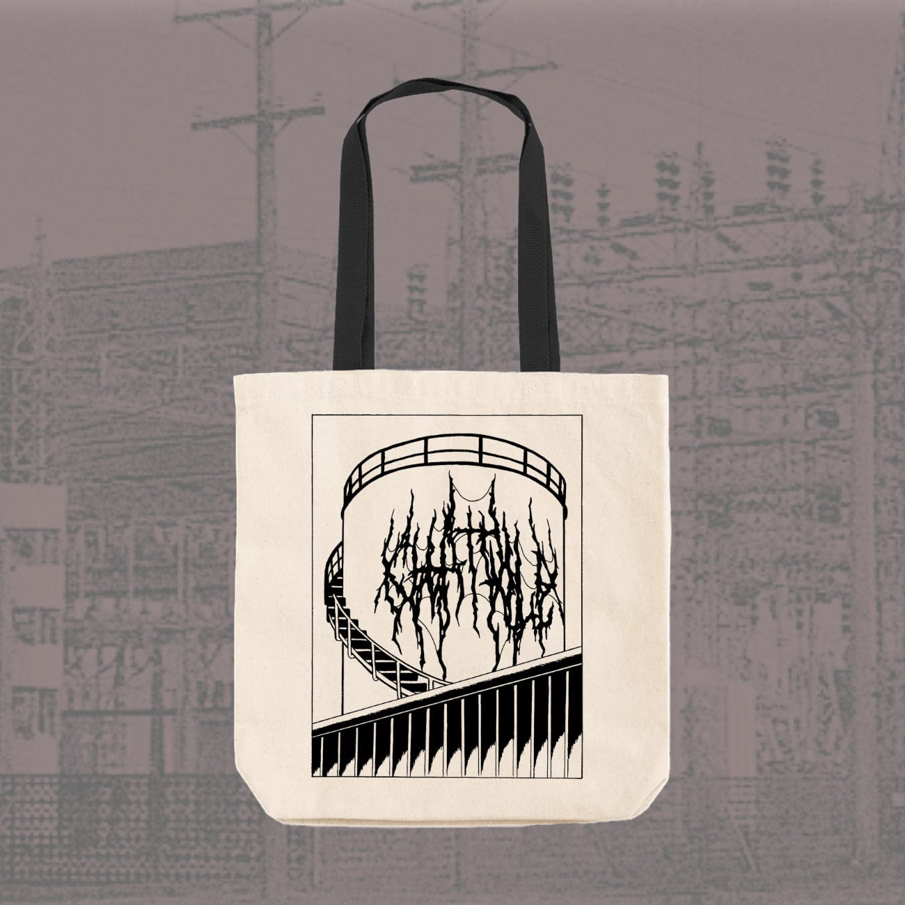 The Flenser Apparel Chat Pile "Oil Tanker" Tote (pre-order)