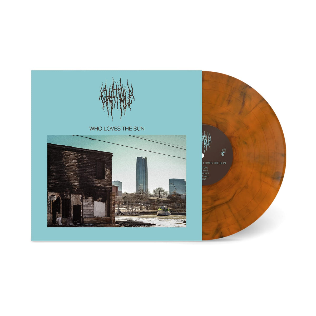 The Flenser Vinyl Orange Smoke with Silk-Screened Cover Chat Pile "Who Loves the Sun" LP (pre-order)
