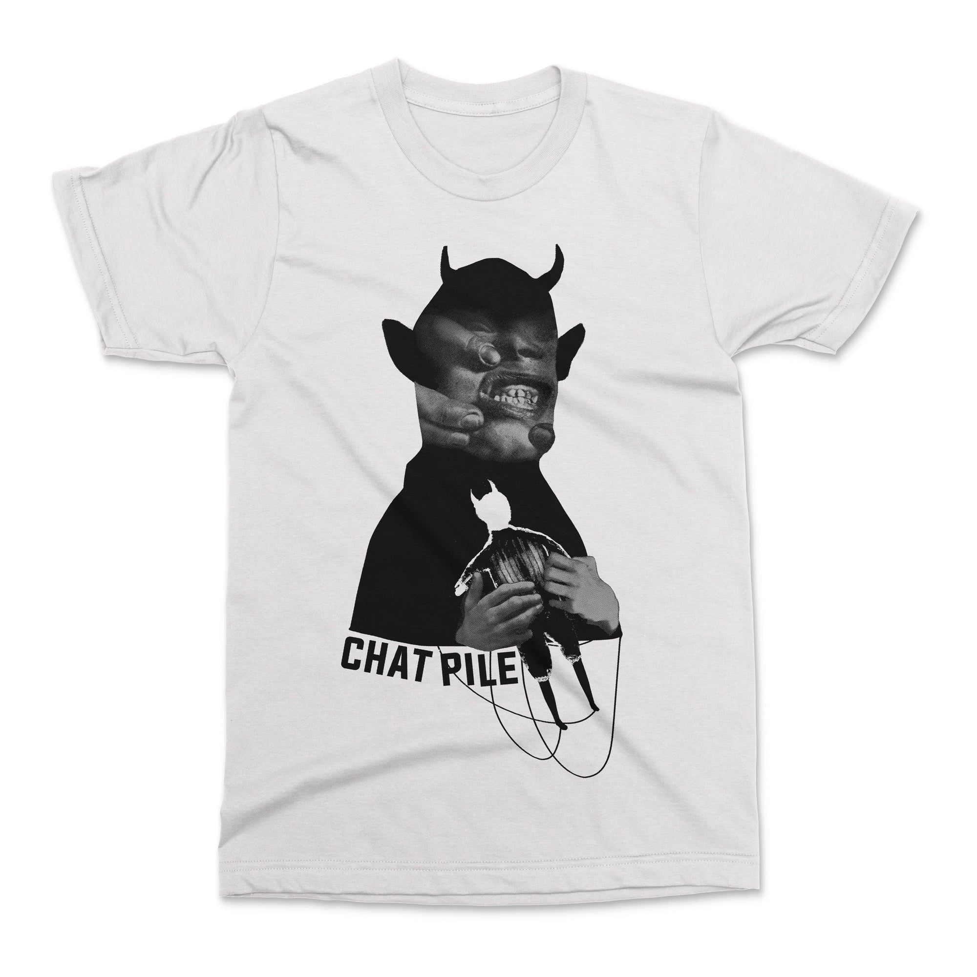 The Flenser Apparel Chat Pile "Wicked Puppet" White Shirt
