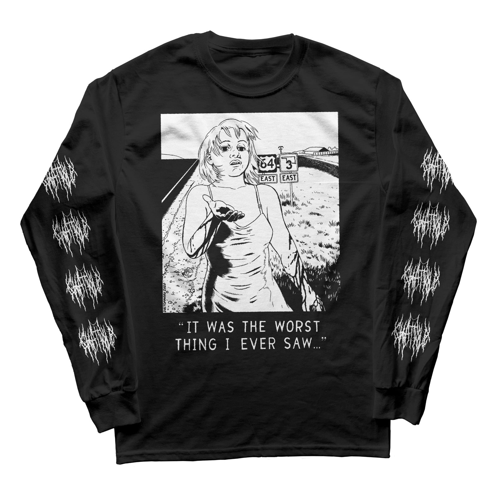 The Flenser Apparel Chat Pile "Worst Thing" Longsleeve Shirt (pre-order)