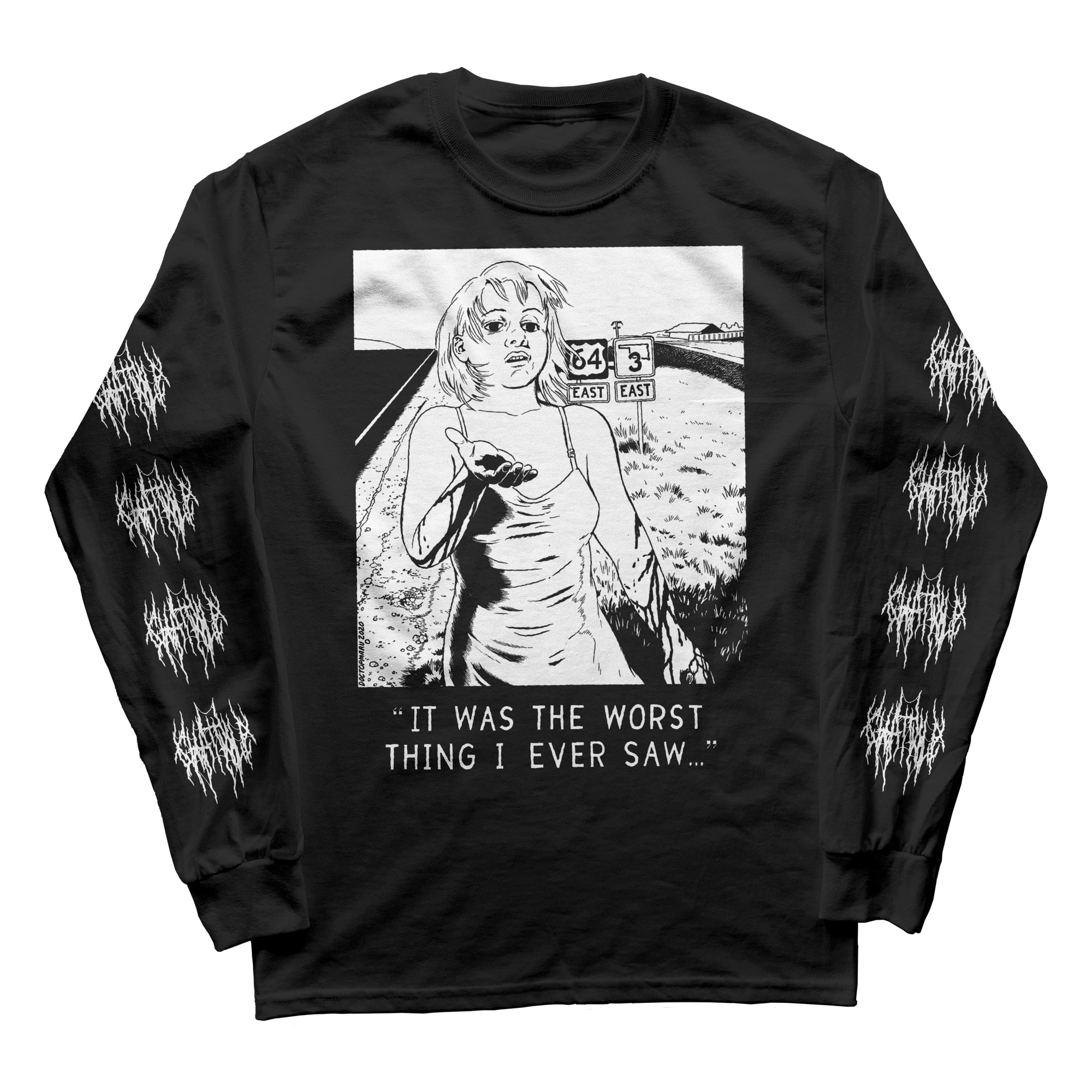 The Flenser Apparel Chat Pile "Worst Thing" Longsleeve Shirt (pre-order)