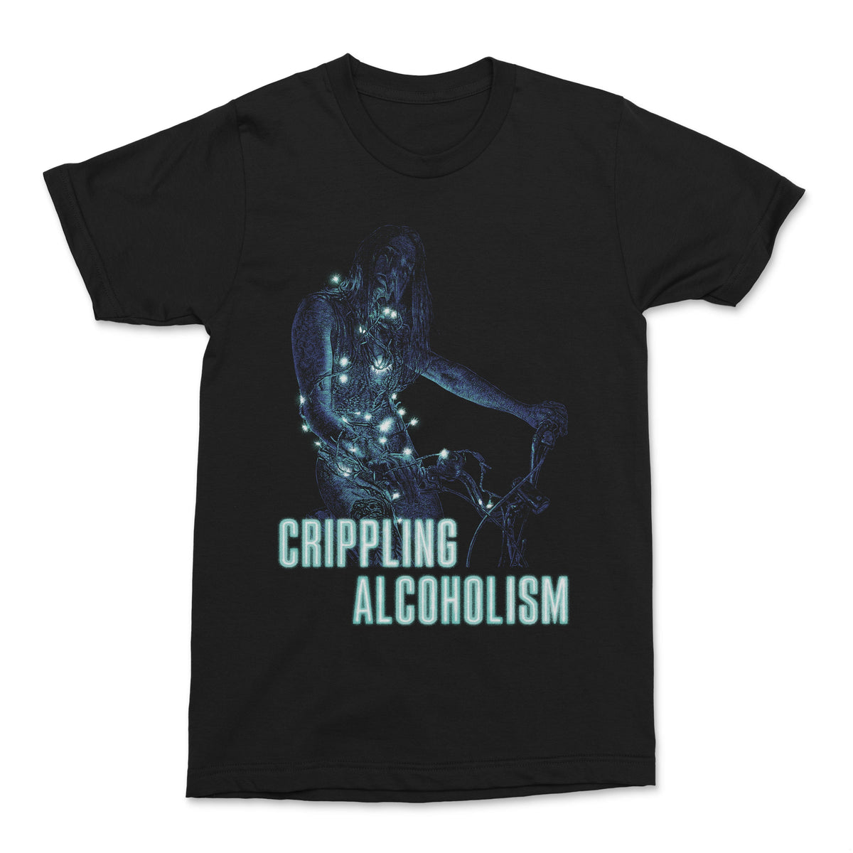 The Flenser Apparel Crippling Alcoholism "Bike Girl" Shirt