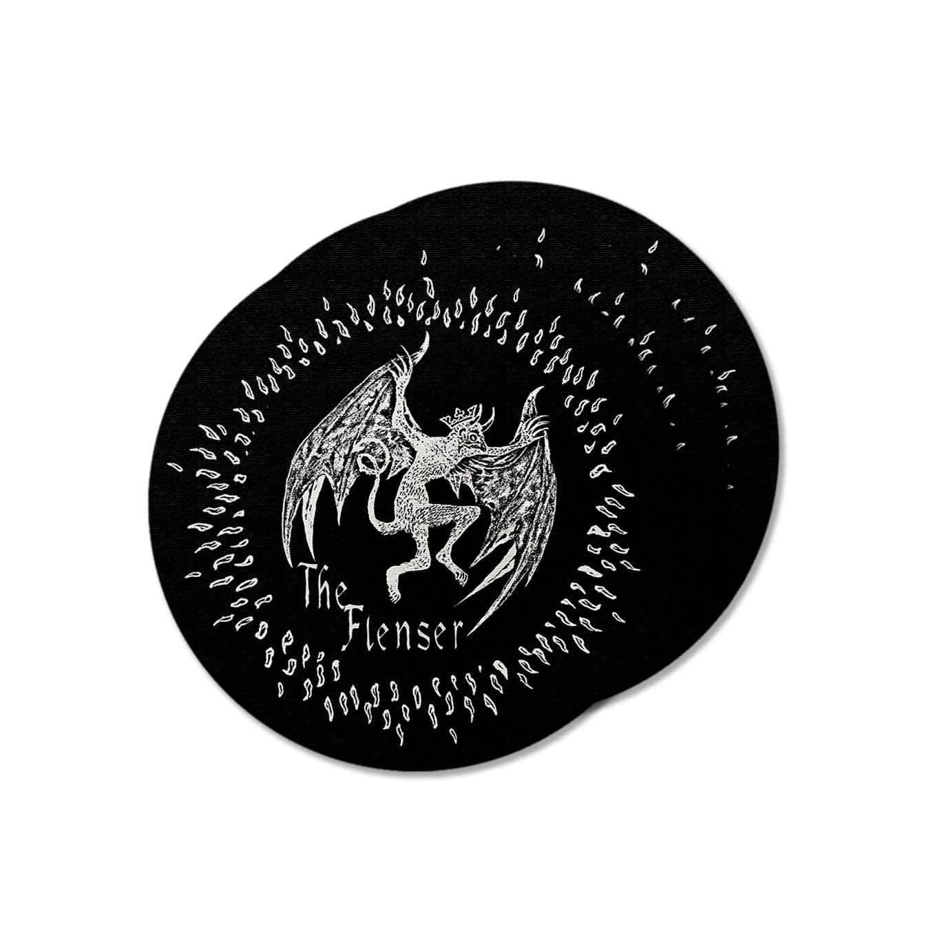 The Flenser Apparel Flenser "Bat Logo" Large Sticker