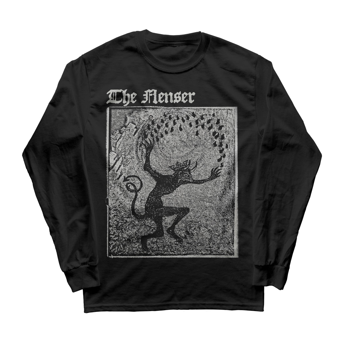 The Flenser Apparel Small Flenser "Block Print" Longsleeve Shirt