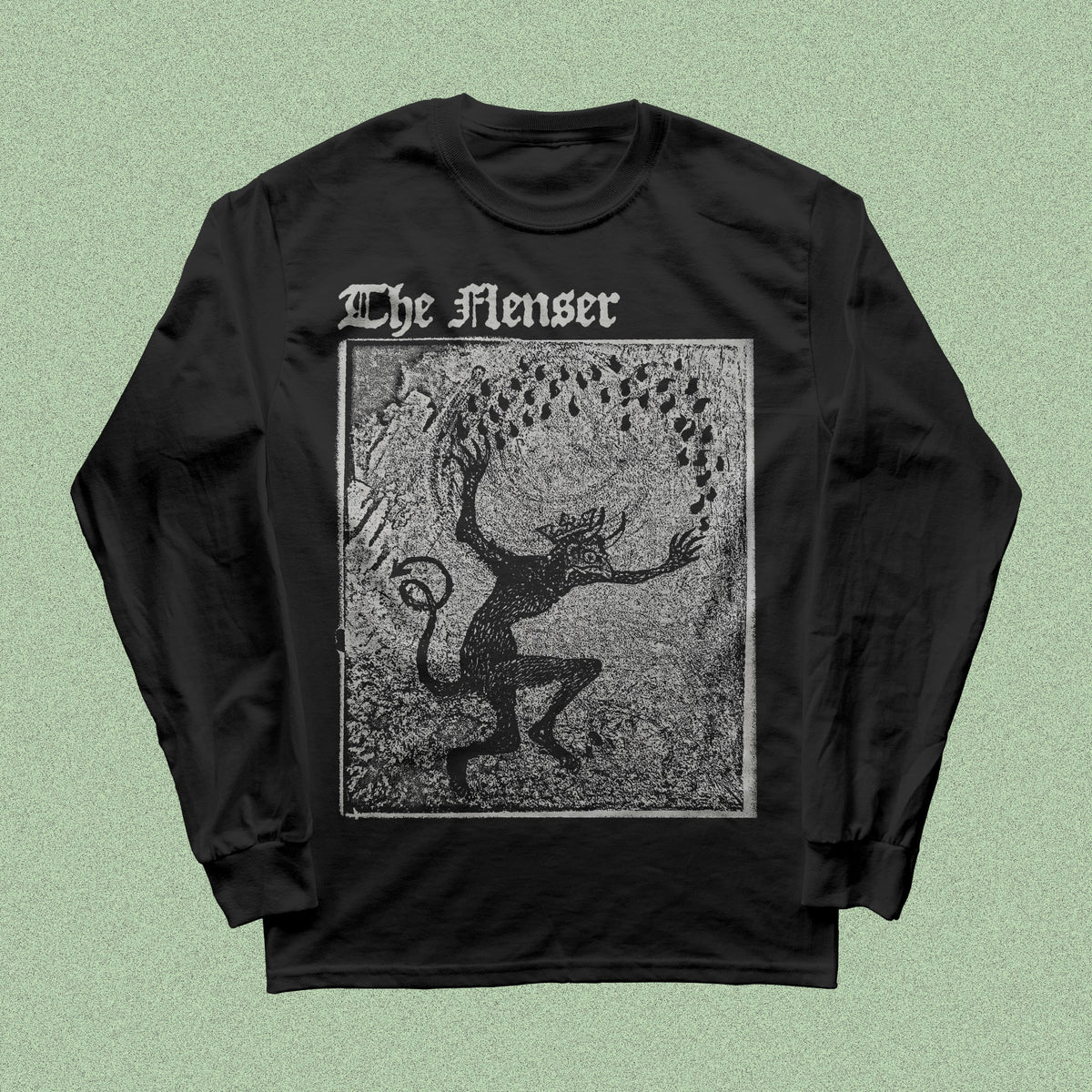 The Flenser Apparel Flenser "Block Print" Longsleeve Shirt