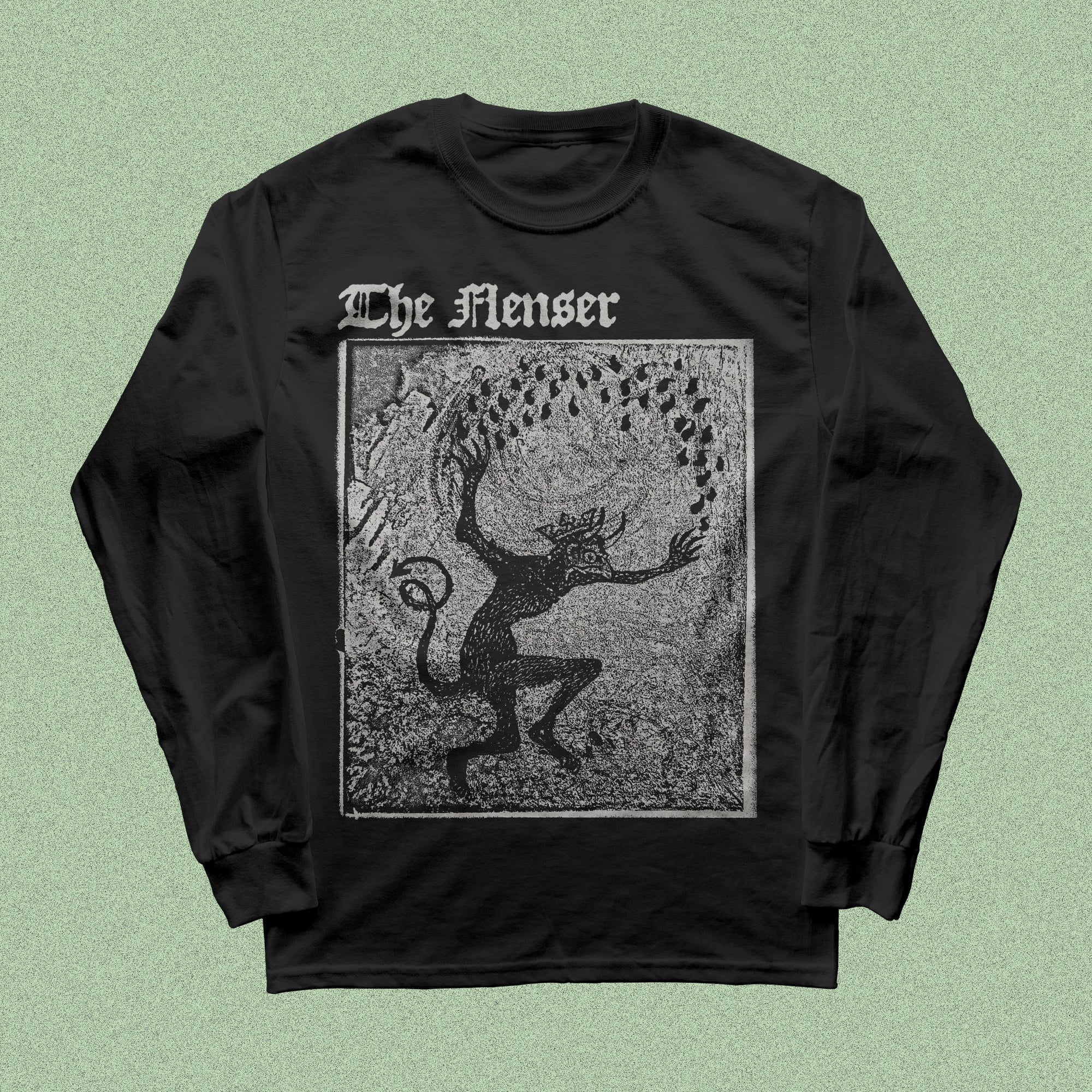 The Flenser Apparel Small Flenser "Block Print" Longsleeve Shirt