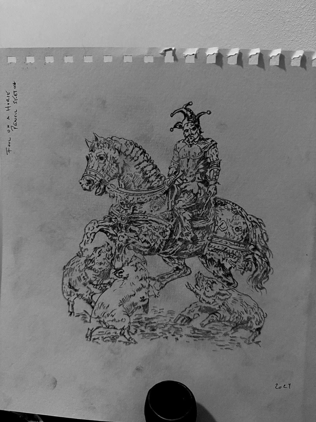 The Flenser Apparel Flenser "Fool on a Horse" Longsleeve Shirt (pre-order)