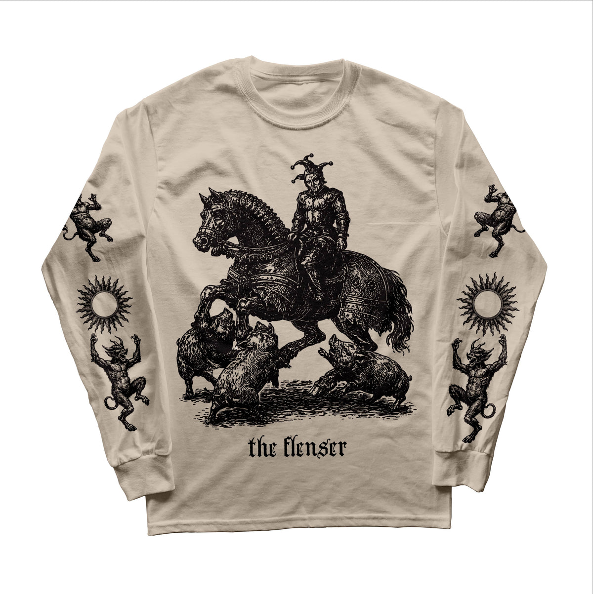 The Flenser Apparel Flenser "Fool on a Horse" Longsleeve Shirt (pre-order)