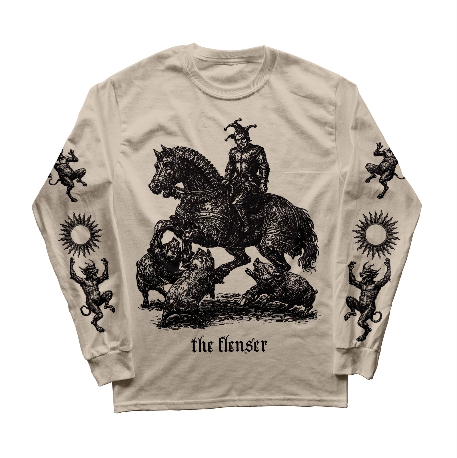 The Flenser Apparel Flenser "Fool on a Horse" Longsleeve Shirt (pre-order)