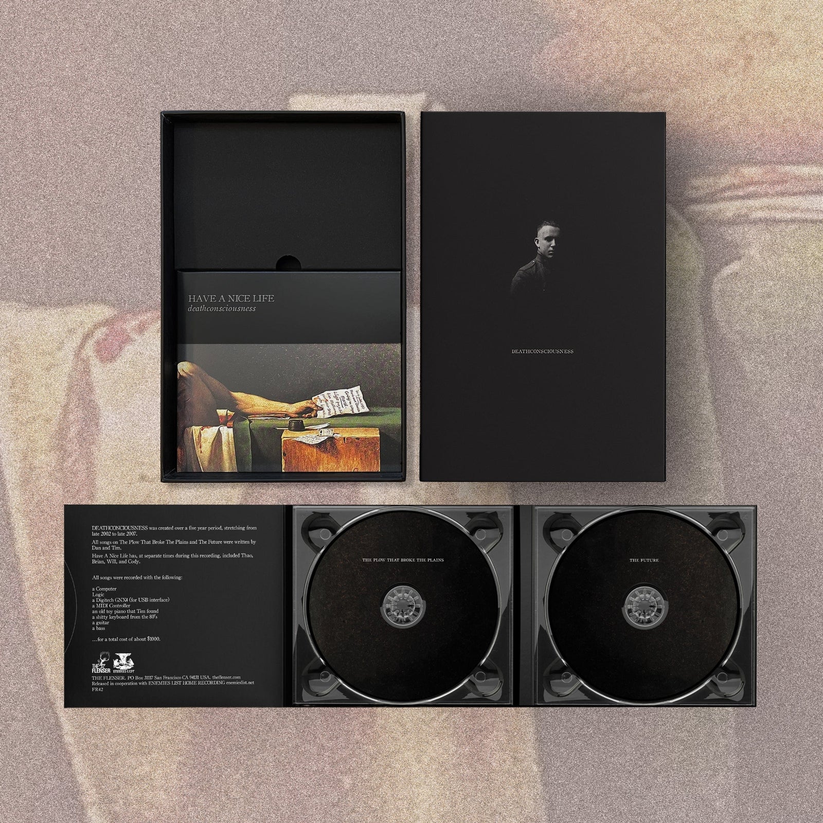 The Flenser CD Have a Nice Life "Deathconsciousness" CD Boxset