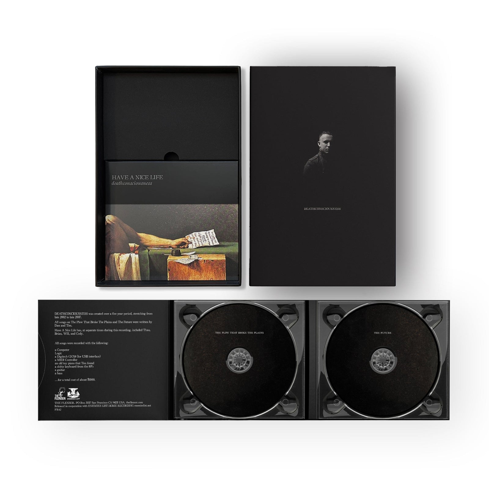 The Flenser CD Have a Nice Life "Deathconsciousness" CD Boxset