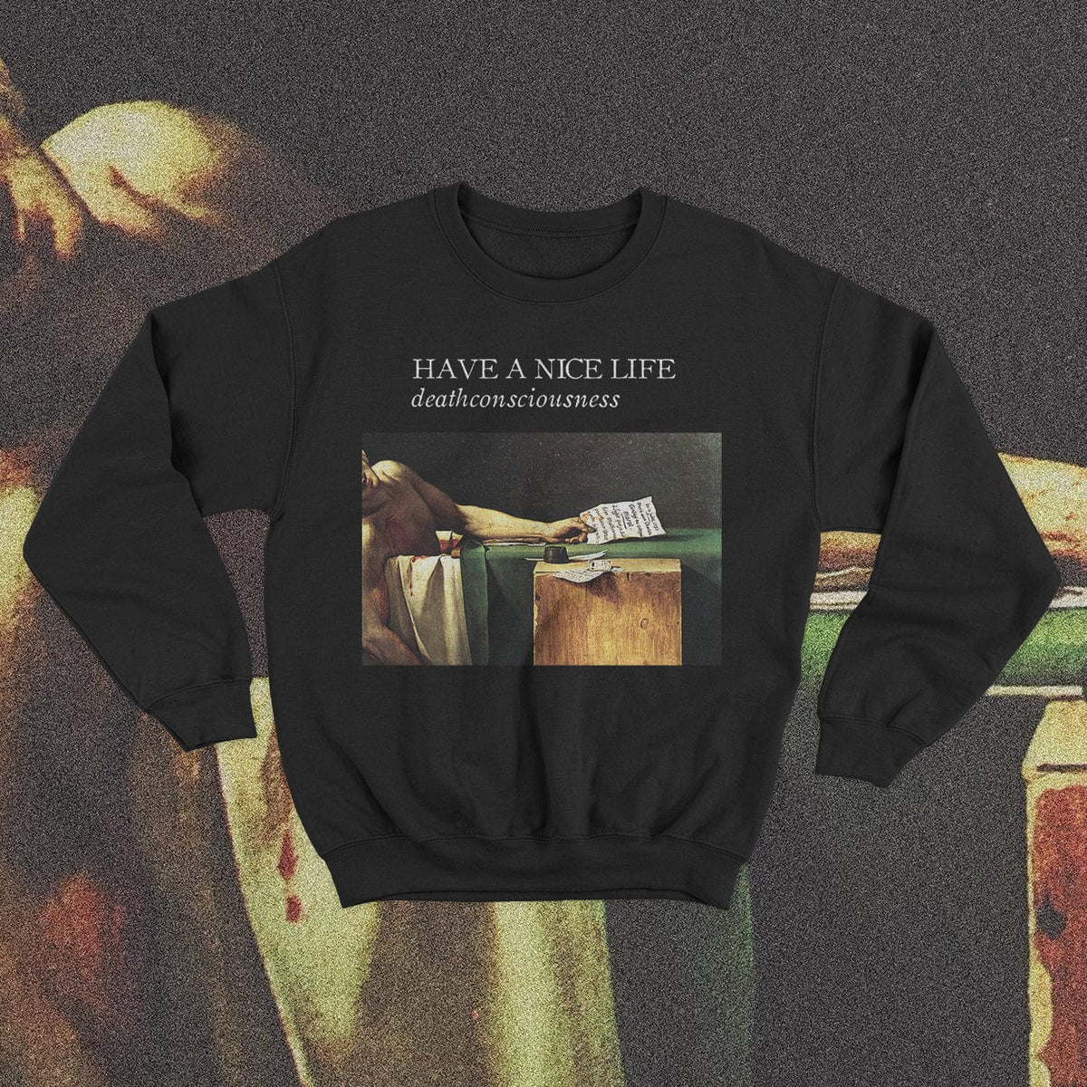 The Flenser Apparel Small Have a Nice Life &quot;Deathconsciousness&quot; Crewneck (pre-order)