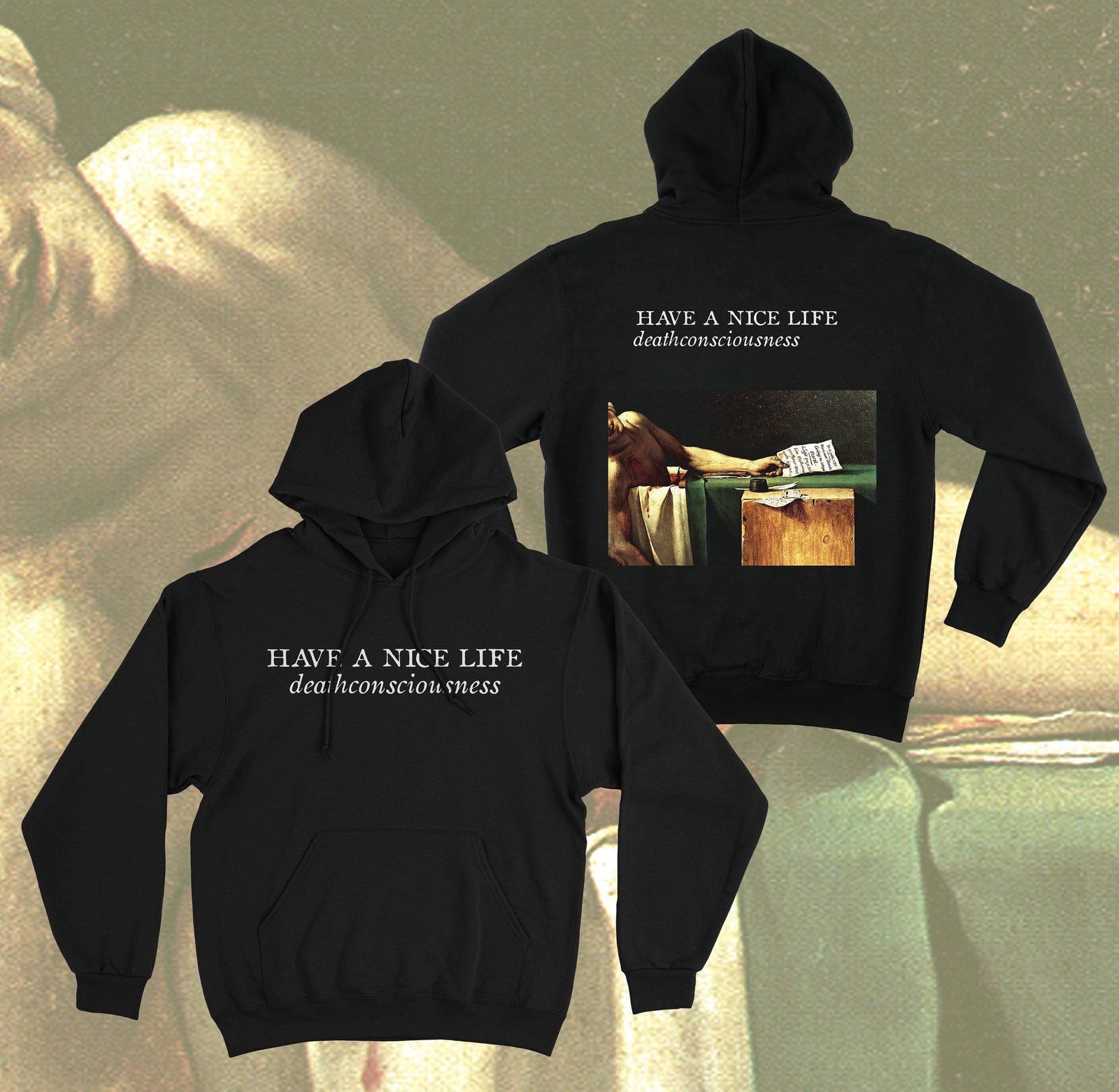 The Flenser Apparel Have a Nice Life "Deathconsciousness" Hoodie (Misprint)