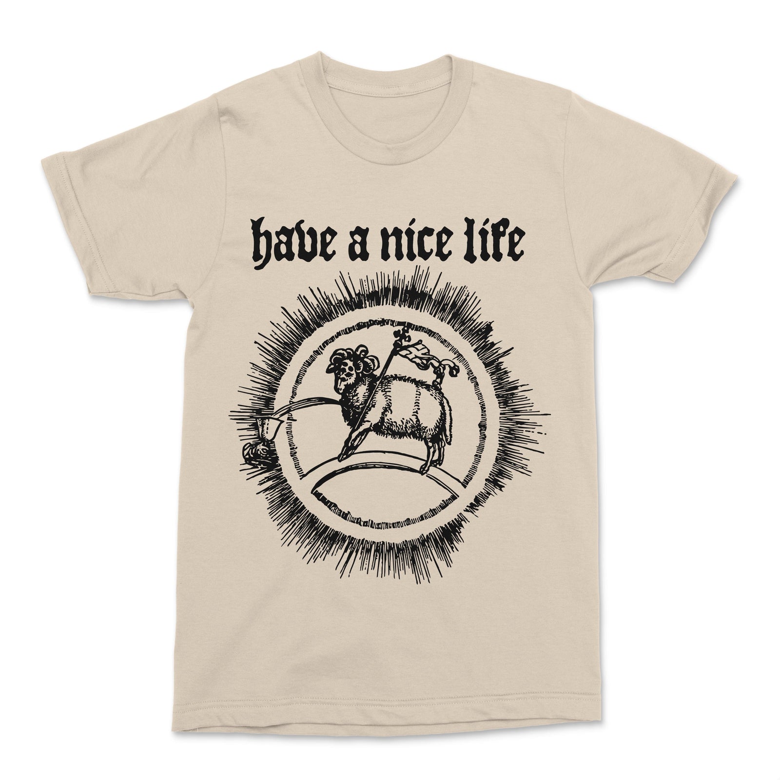 The Flenser Apparel Have a Nice Life "Goat" Natural Shirt