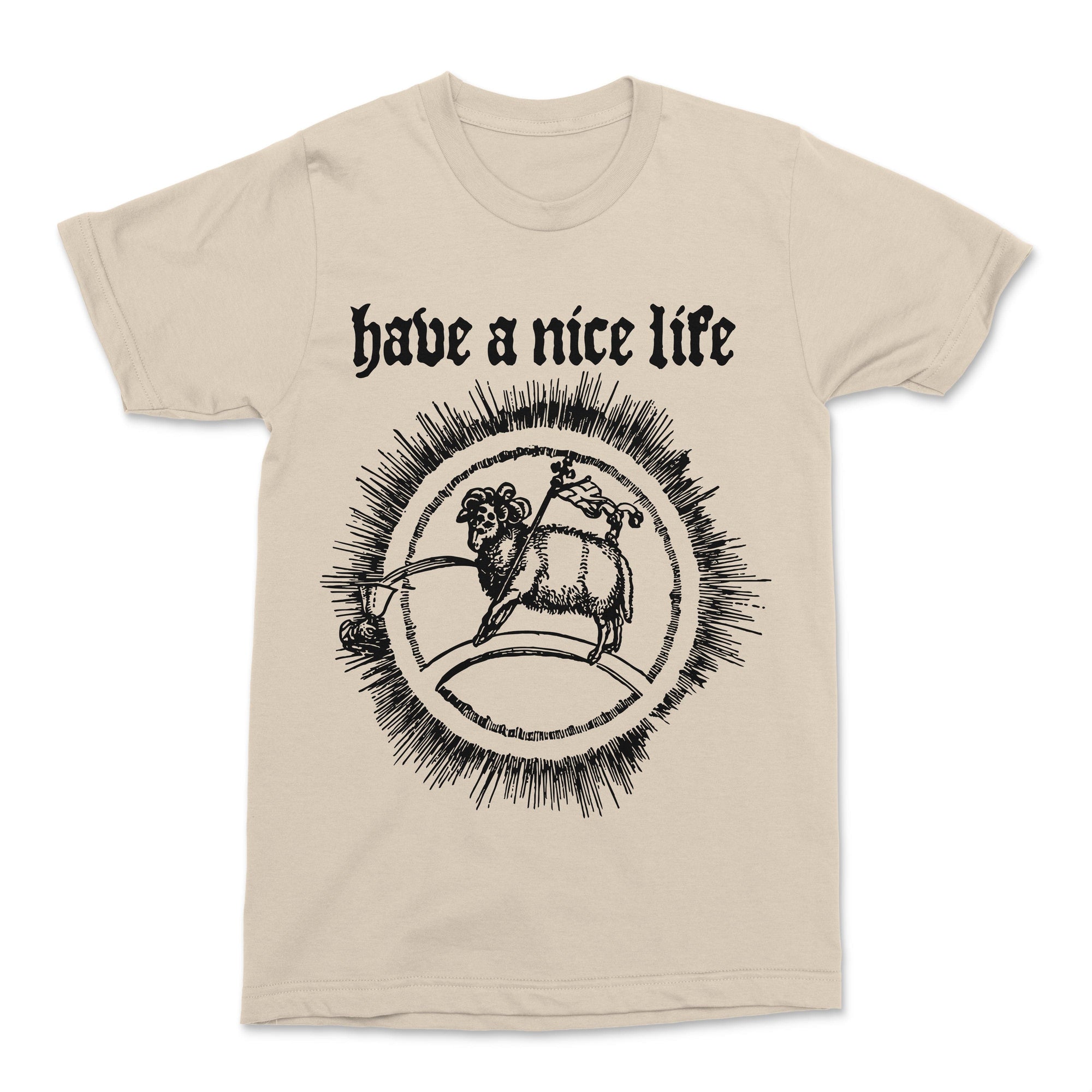The Flenser Apparel Have a Nice Life "Goat" Natural Shirt