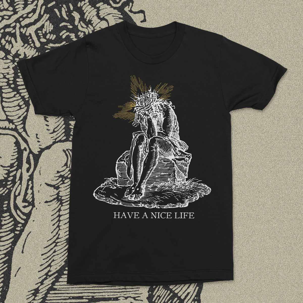 The Flenser Apparel Small Have a Nice Life "Jeebus" Shirt