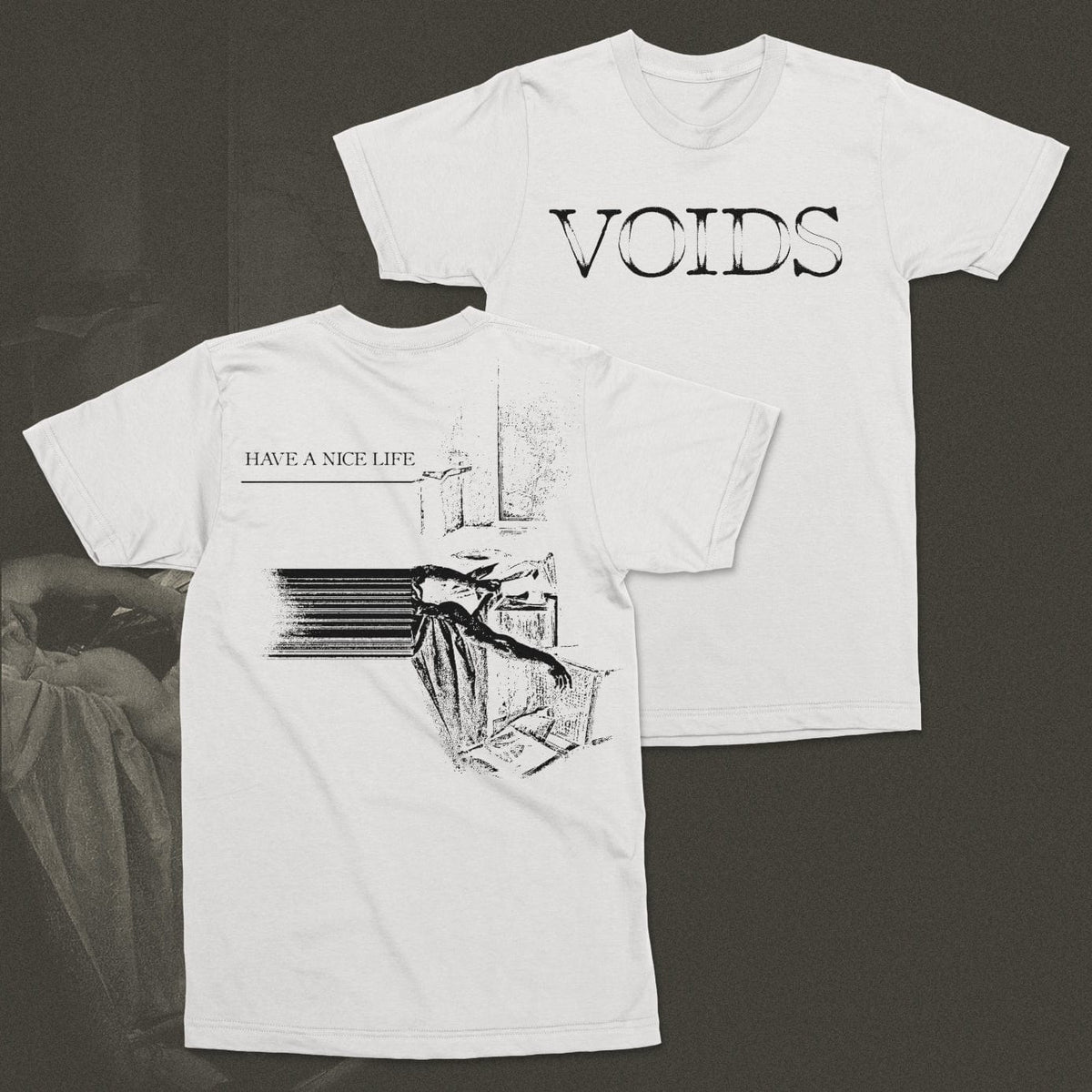 The Flenser Apparel Small Have a Nice Life &quot;Voids&quot; White Shirt