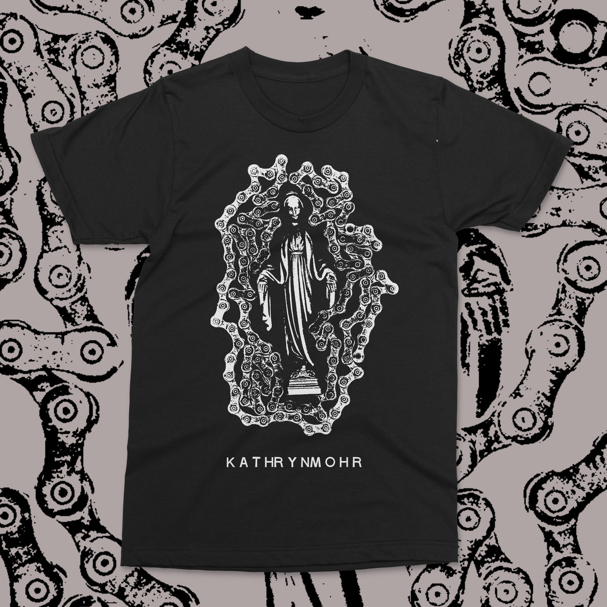 The Flenser Apparel Small Kathryn Mohr &quot;Mary in Chains&quot; Shirt (pre-order)