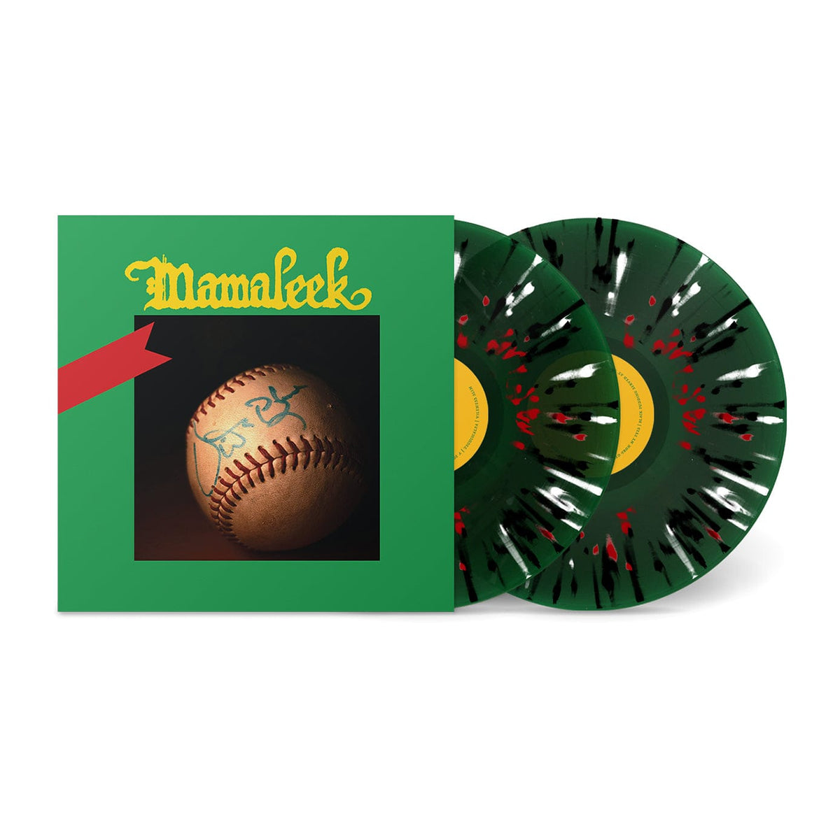 The Flenser Vinyl Emerald with Red, Black, and White Splatter Vinyl Mamaleek &quot;Vida Blue&quot; DLP (pre-order)