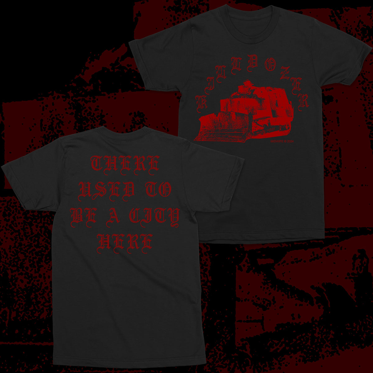 The Flenser Apparel Small Midwife &quot;Red Killdozer&quot; Shirt