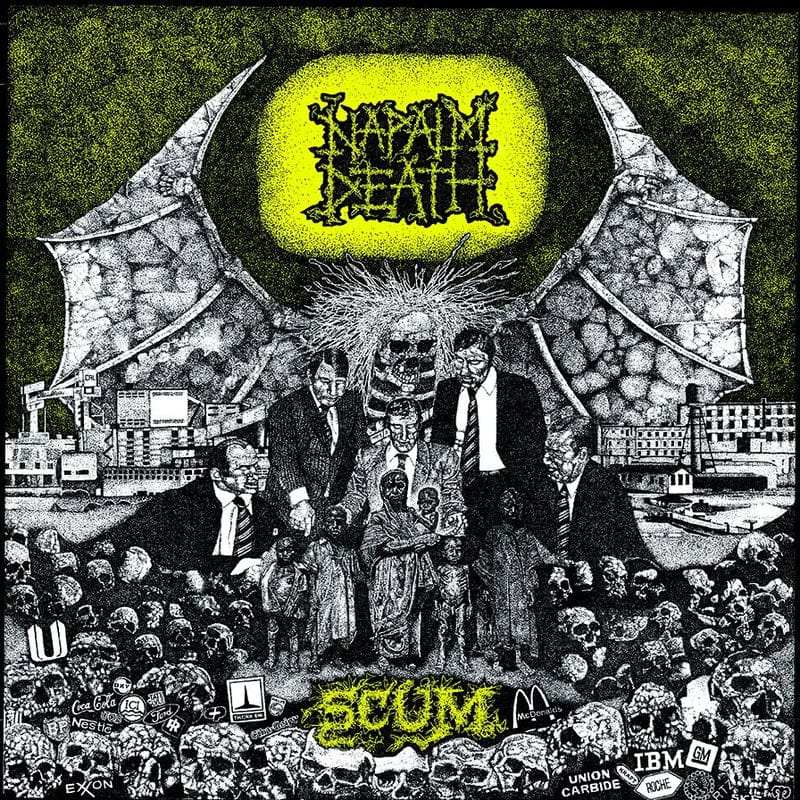 Earache Records Vinyl Napalm Death "Scum" LP