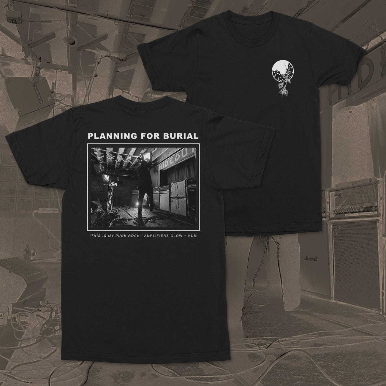 The Flenser Apparel Planning for Burial "Amp Wall" Shirt