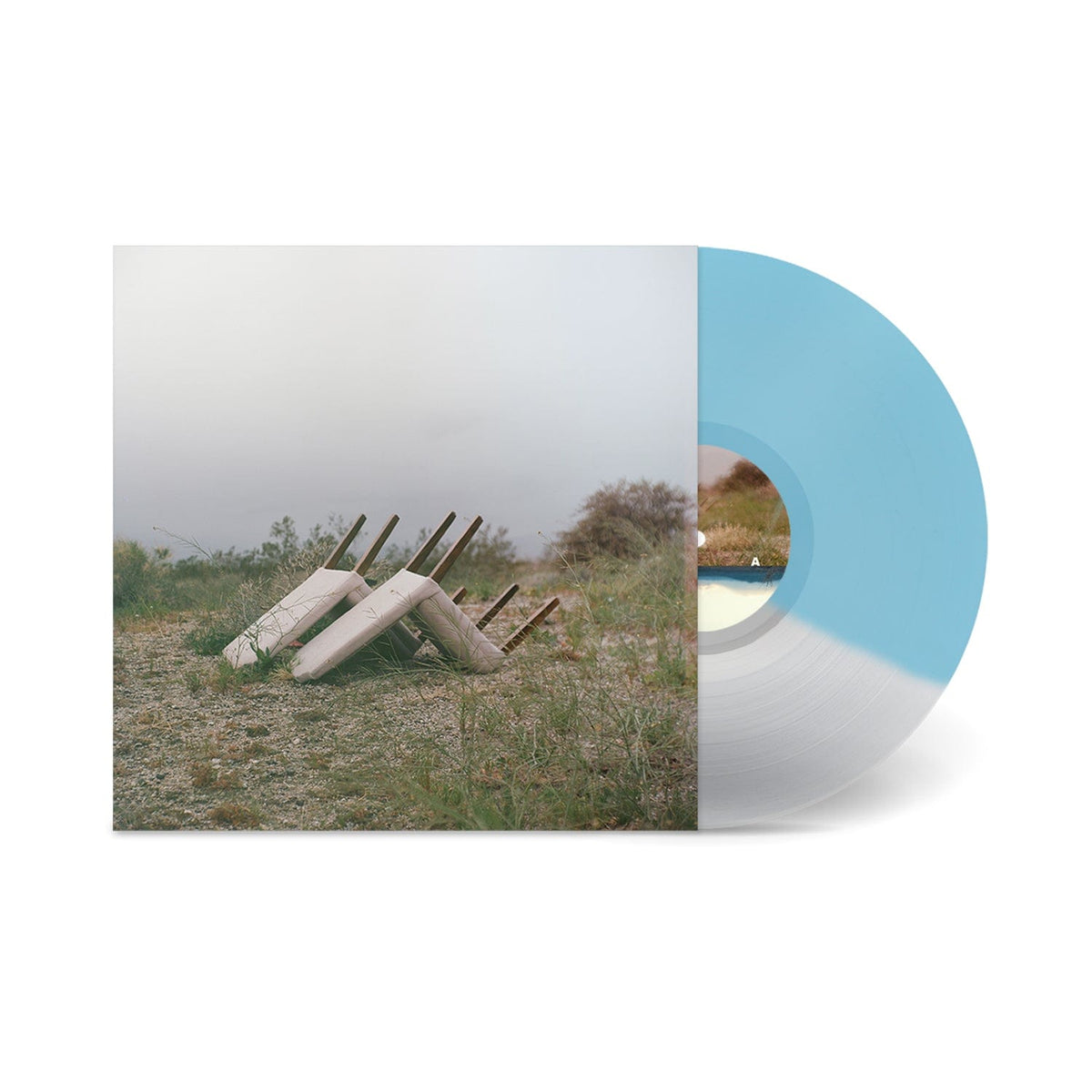 The Flenser Vinyl Ultra Clear and Baby Blue Half and Half Vinyl Planning for Burial &quot;It&#39;s Closeness, It&#39;s Easy&quot; LP 