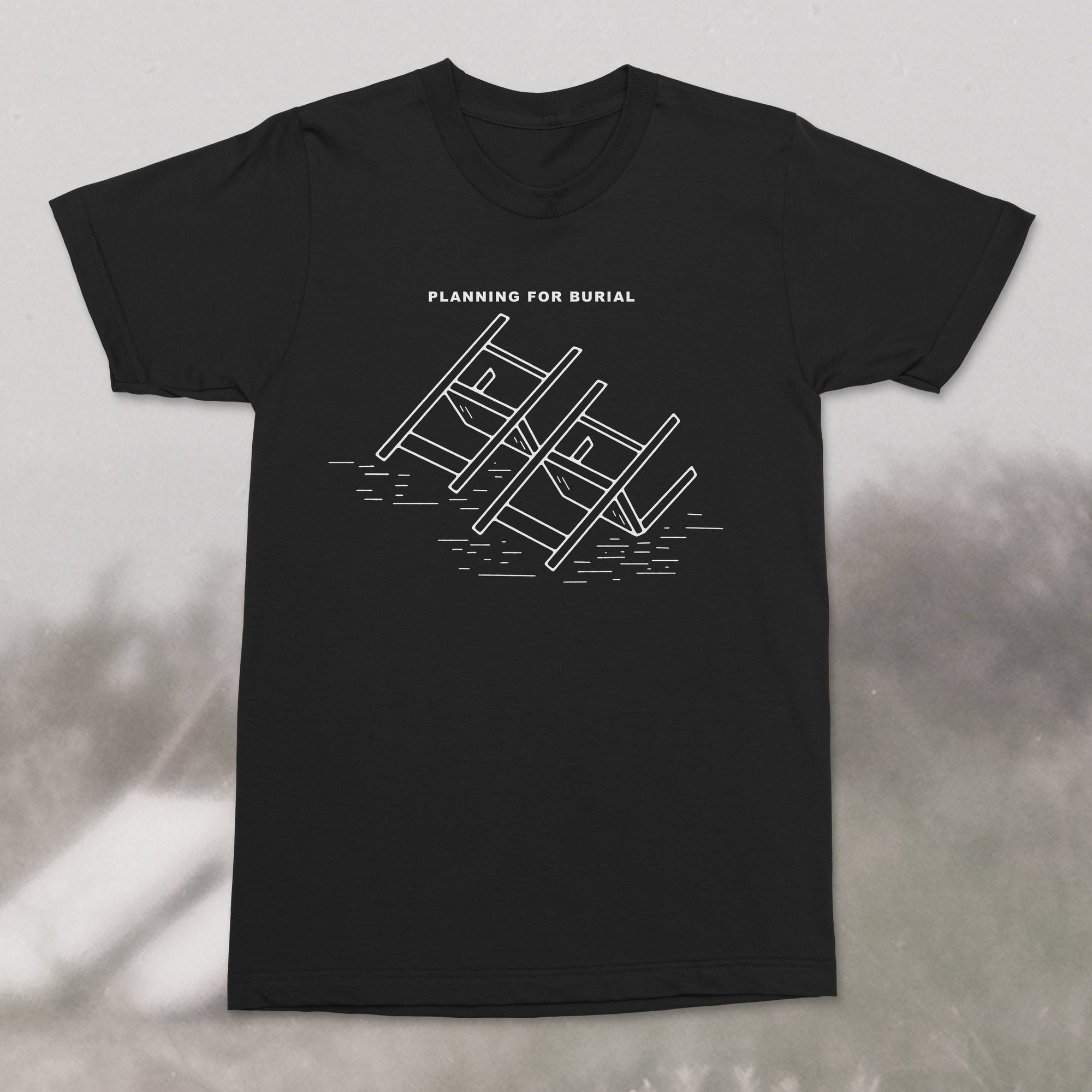 The Flenser Apparel Planning for Burial "Two Chairs" Shirt (Tour Leftovers)