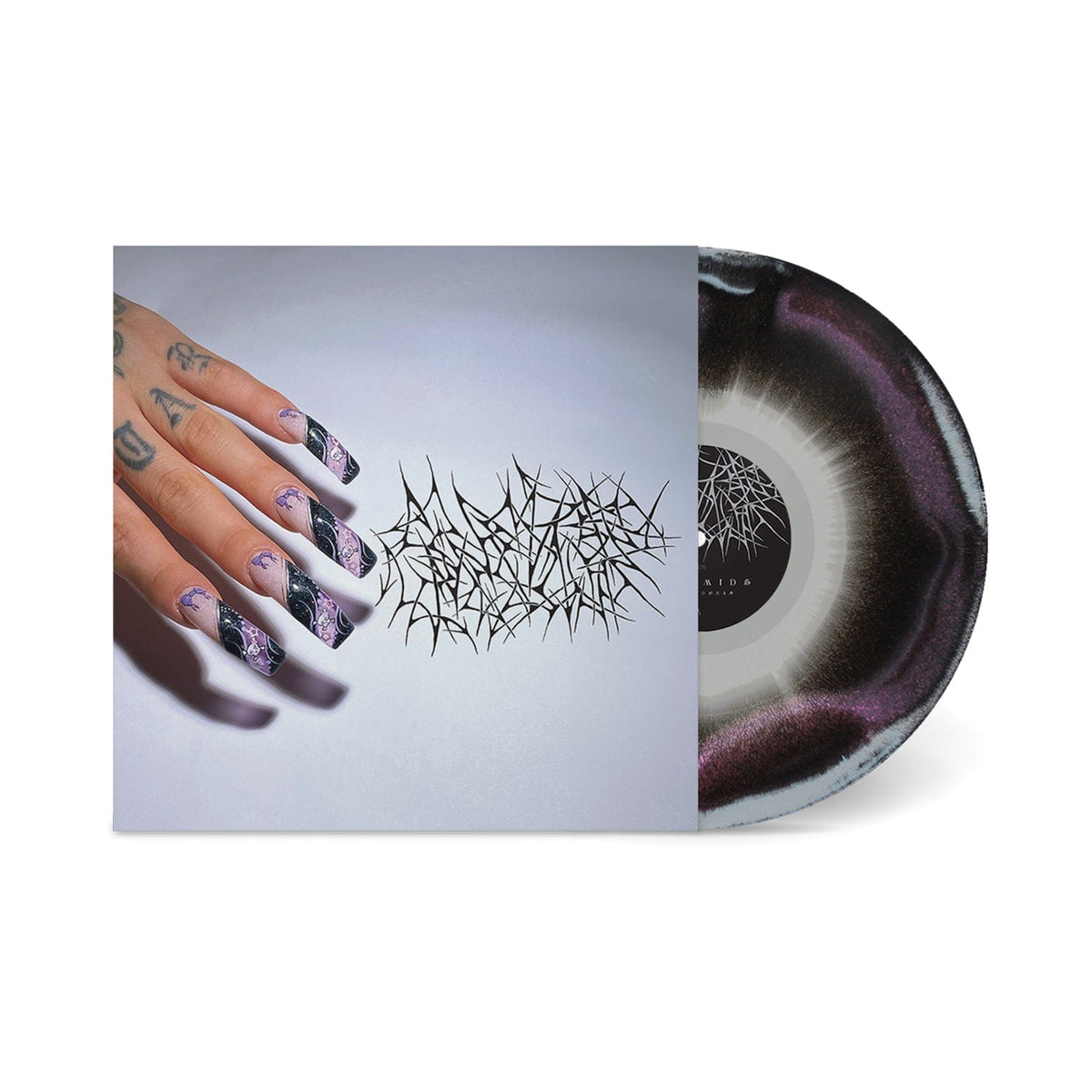 The Flenser Vinyl Purple, Black, and Silver Merge Vinyl Pyramids &quot;Pythagoras&quot; LP (pre-order)