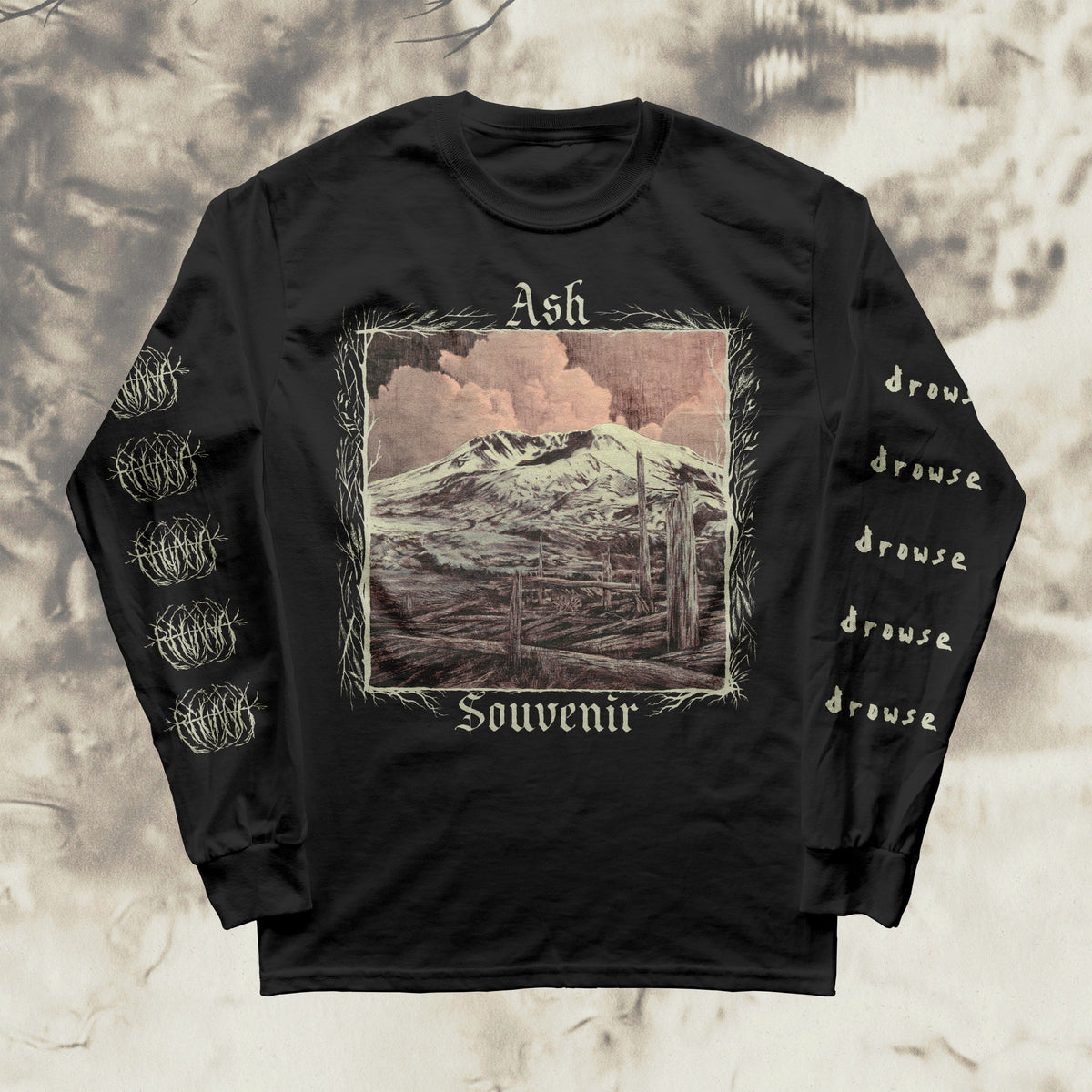 The Flenser Apparel Ragana &amp; Drowse &quot;Ash Souvenir&quot; Longsleeve (pre-order)