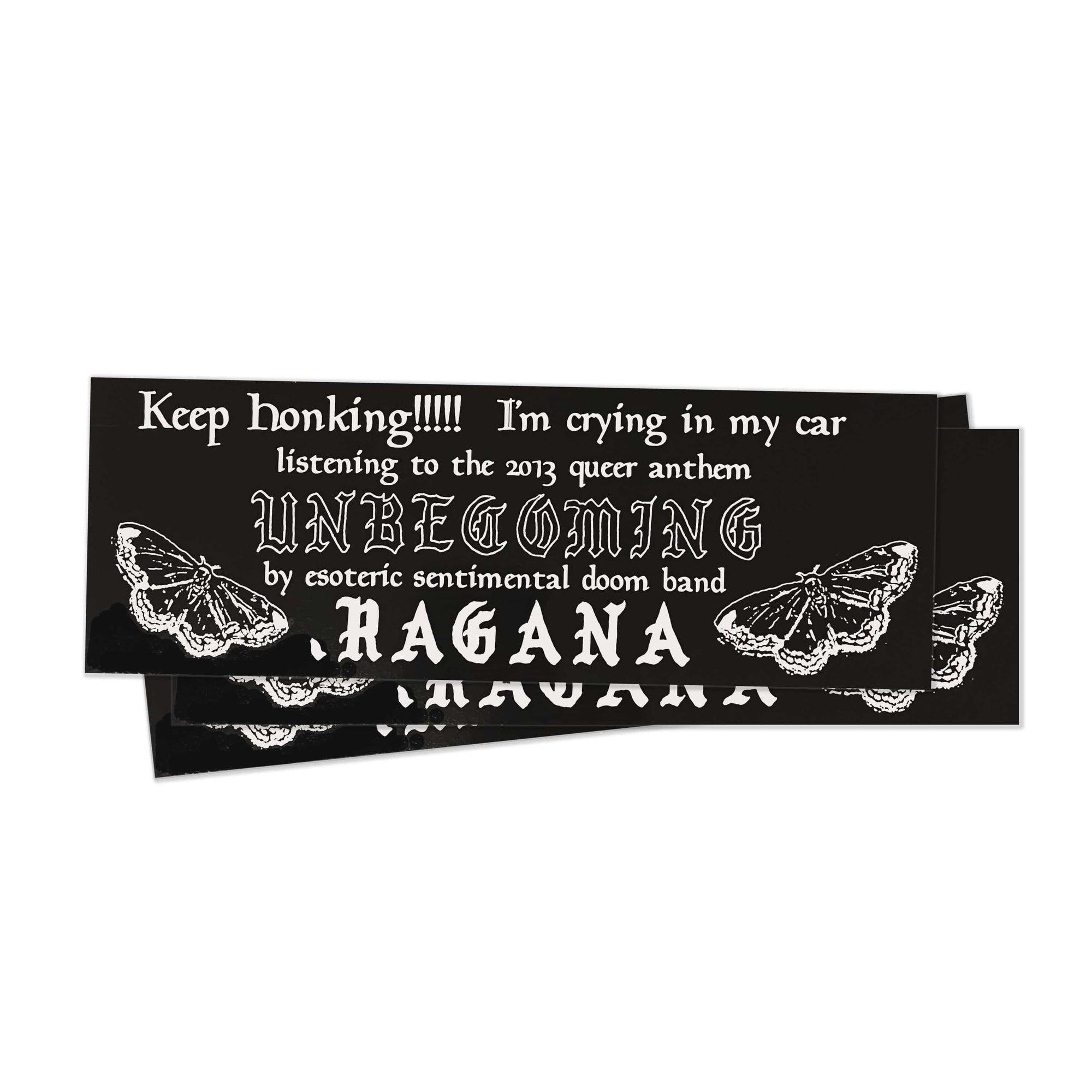 The Flenser Apparel Ragana "Keep Honking" Sticker