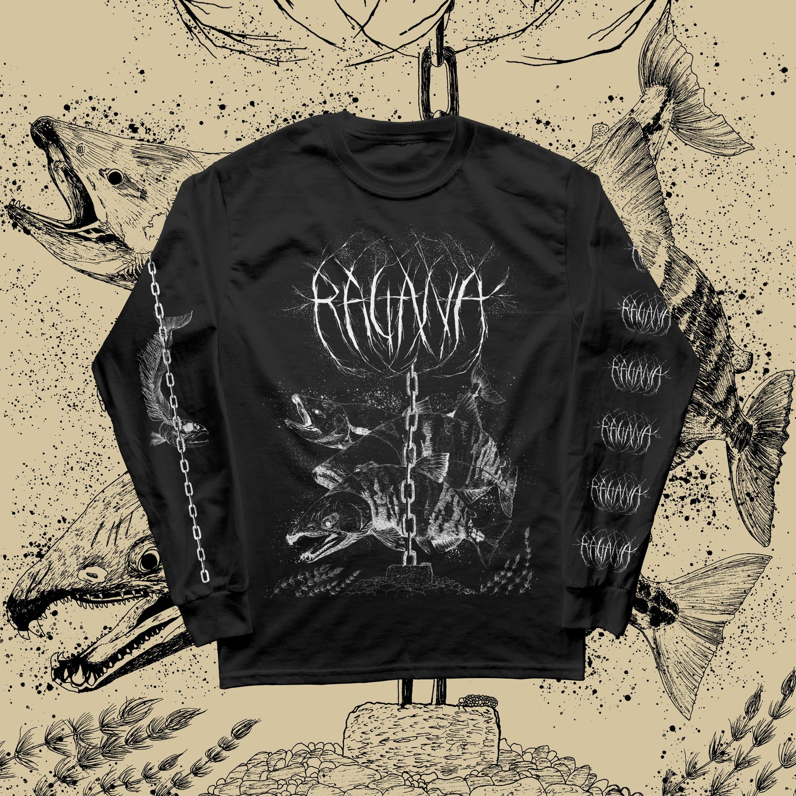 The Flenser Apparel Ragana "Salmon" Longsleeve Shirt